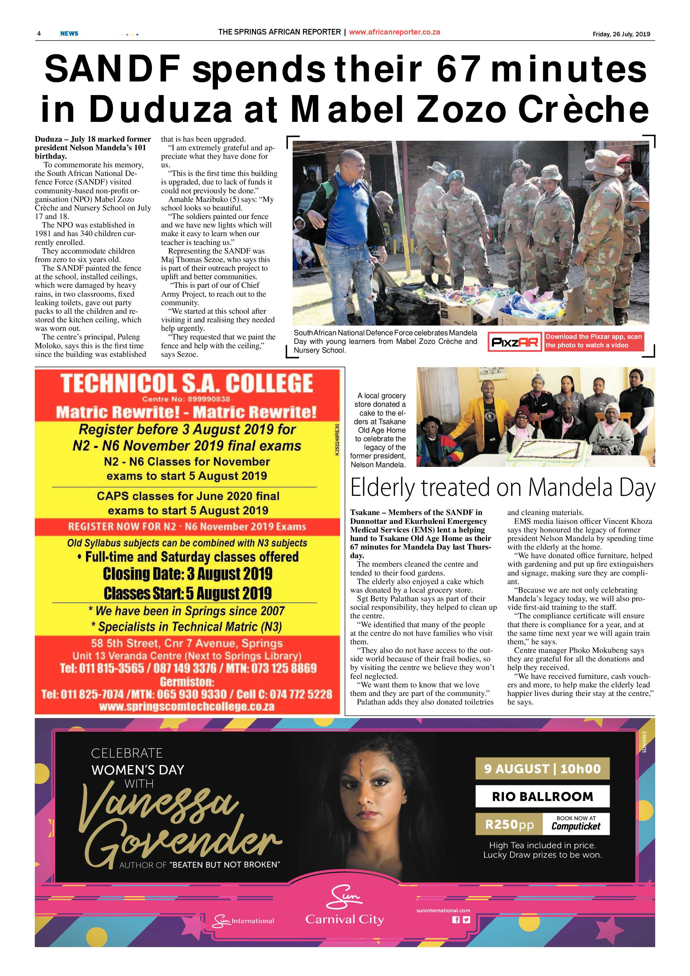 African Reporter 26 July 2019 page 3