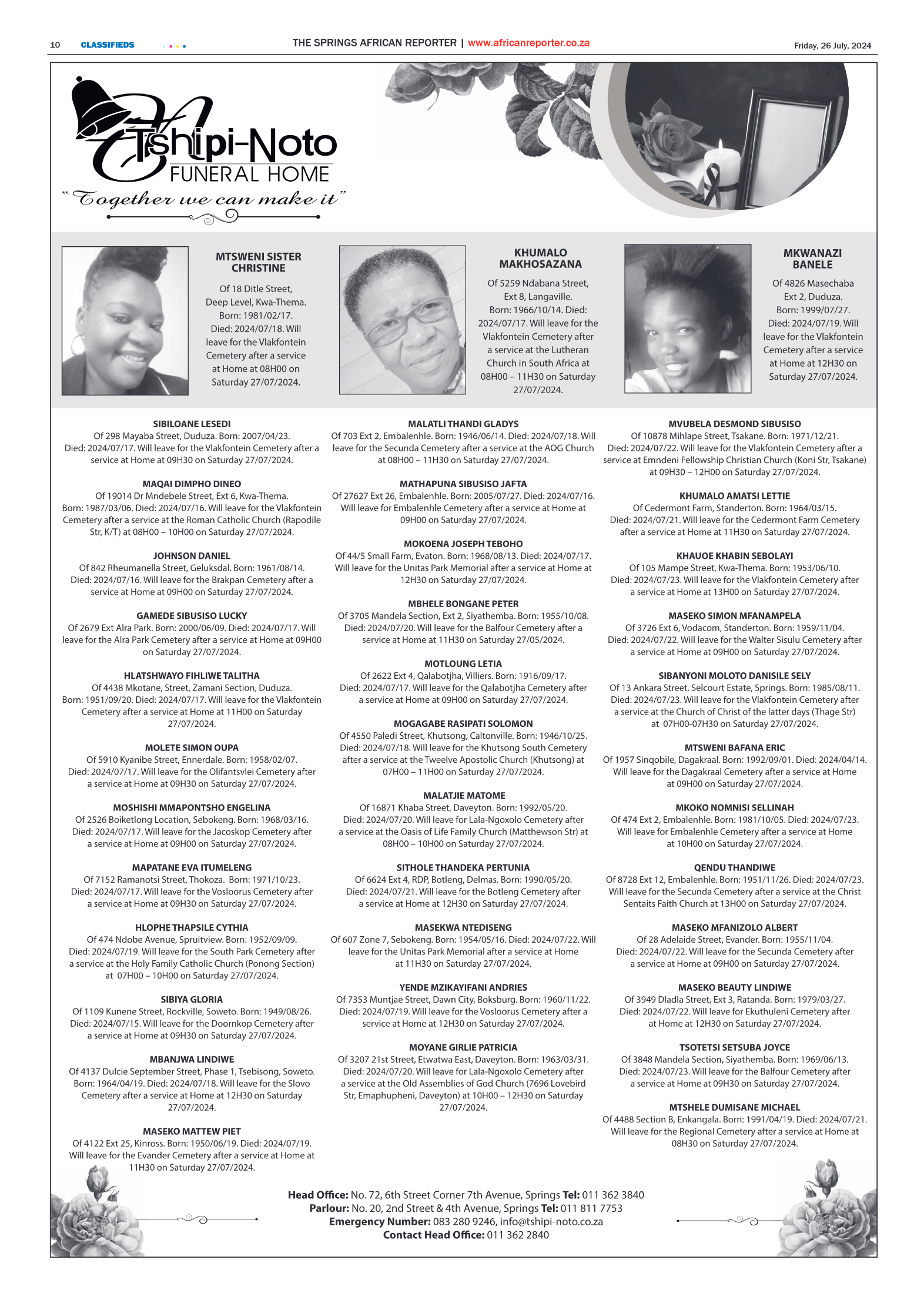 African Reporter 26 July 2024 page 10