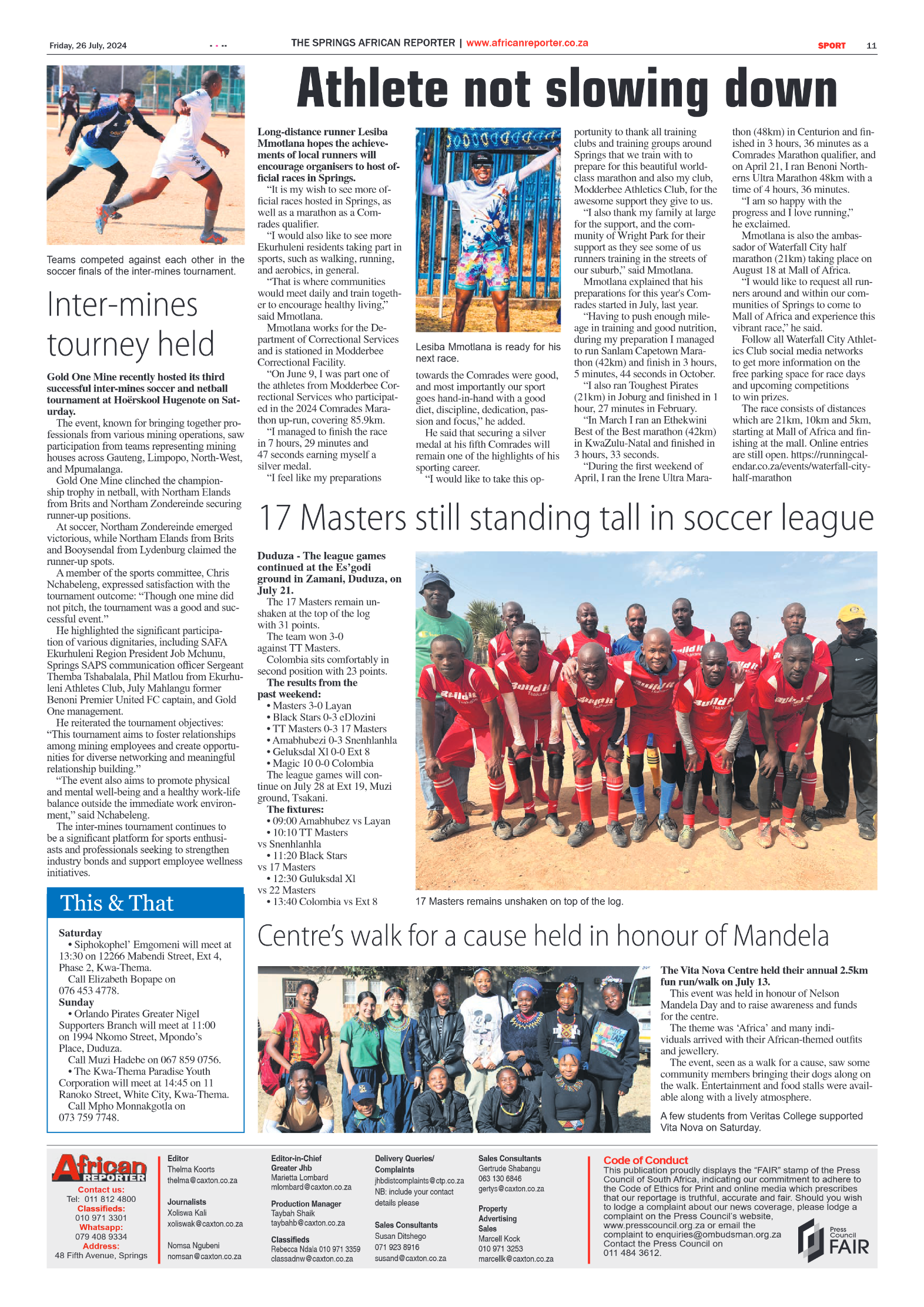 African Reporter 26 July 2024 page 11