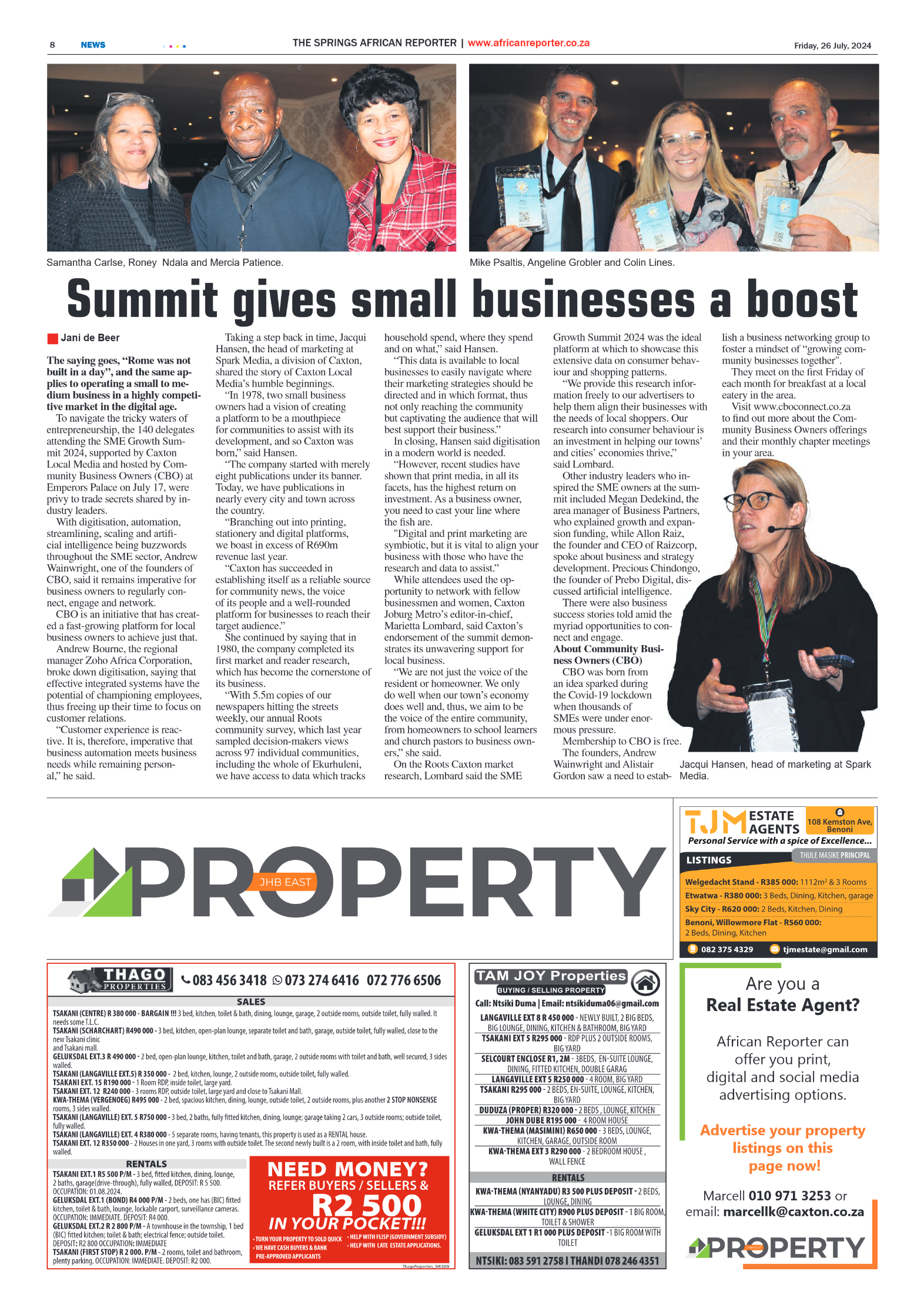 African Reporter 26 July 2024 page 8