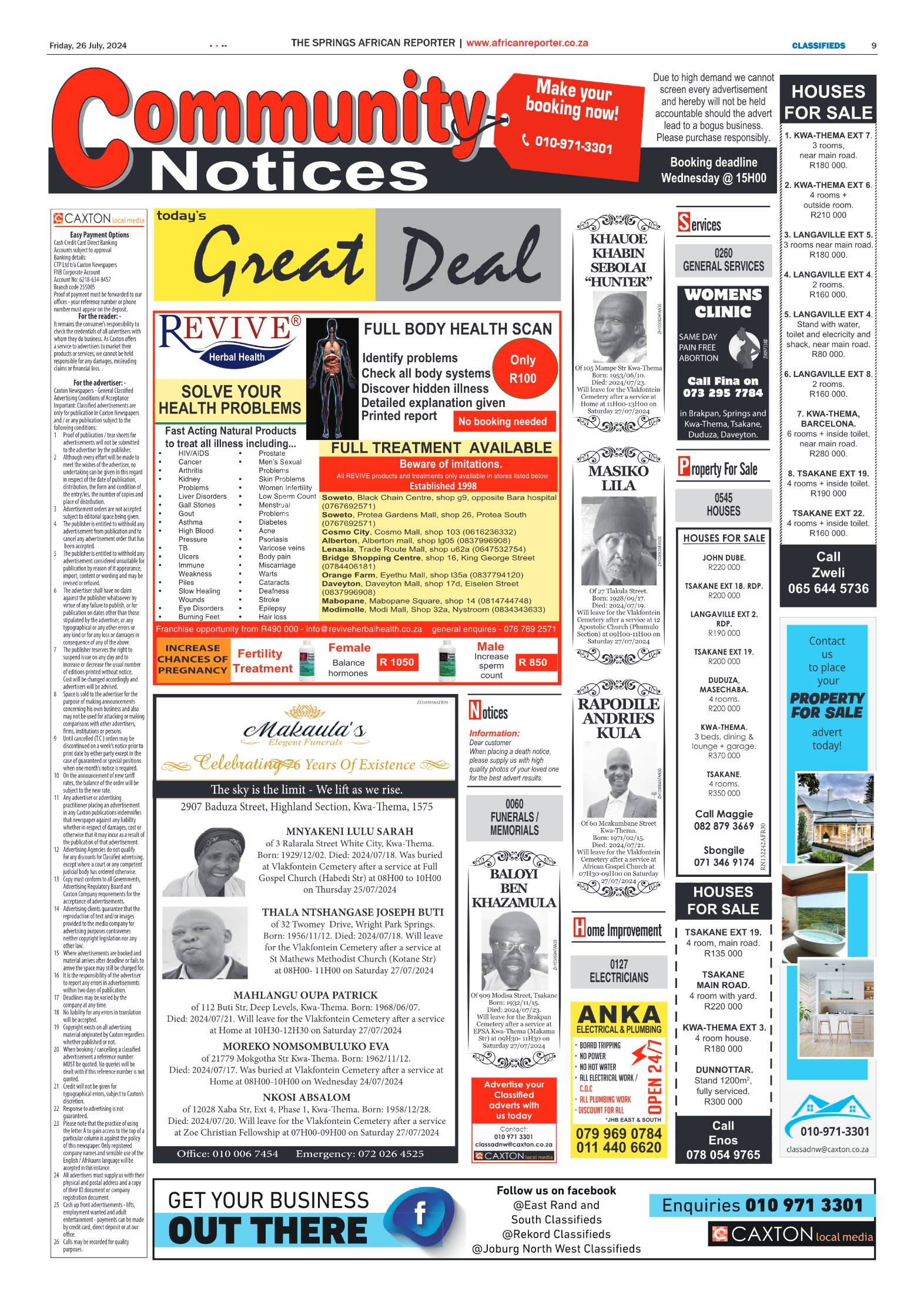 African Reporter 26 July 2024 page 9