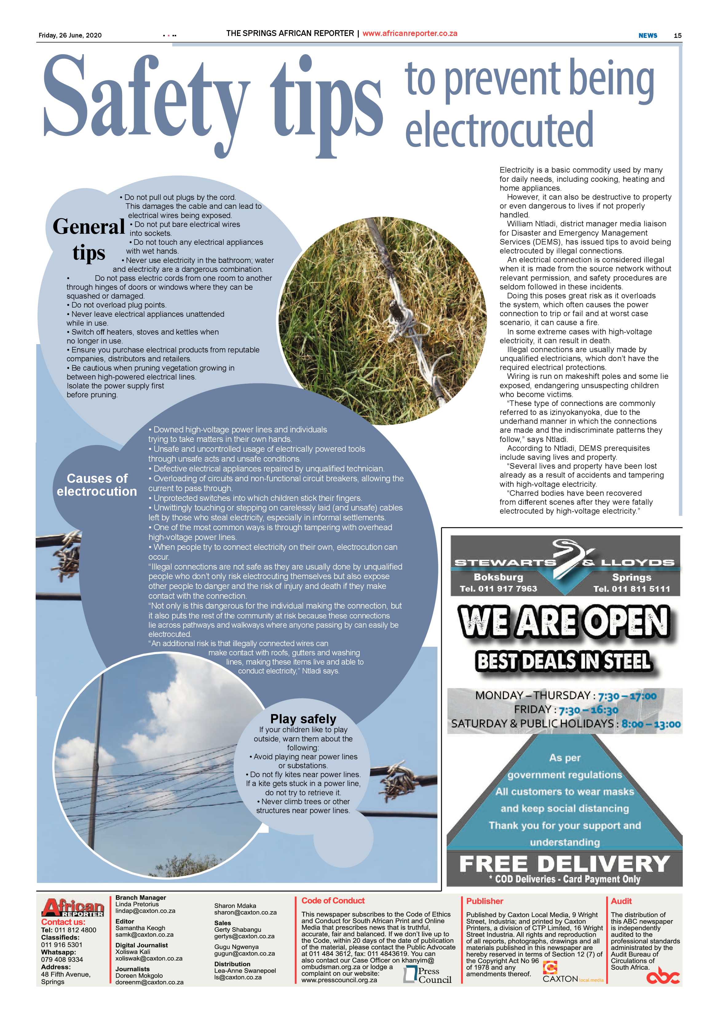 African Reporter 26 June 2020 page 15
