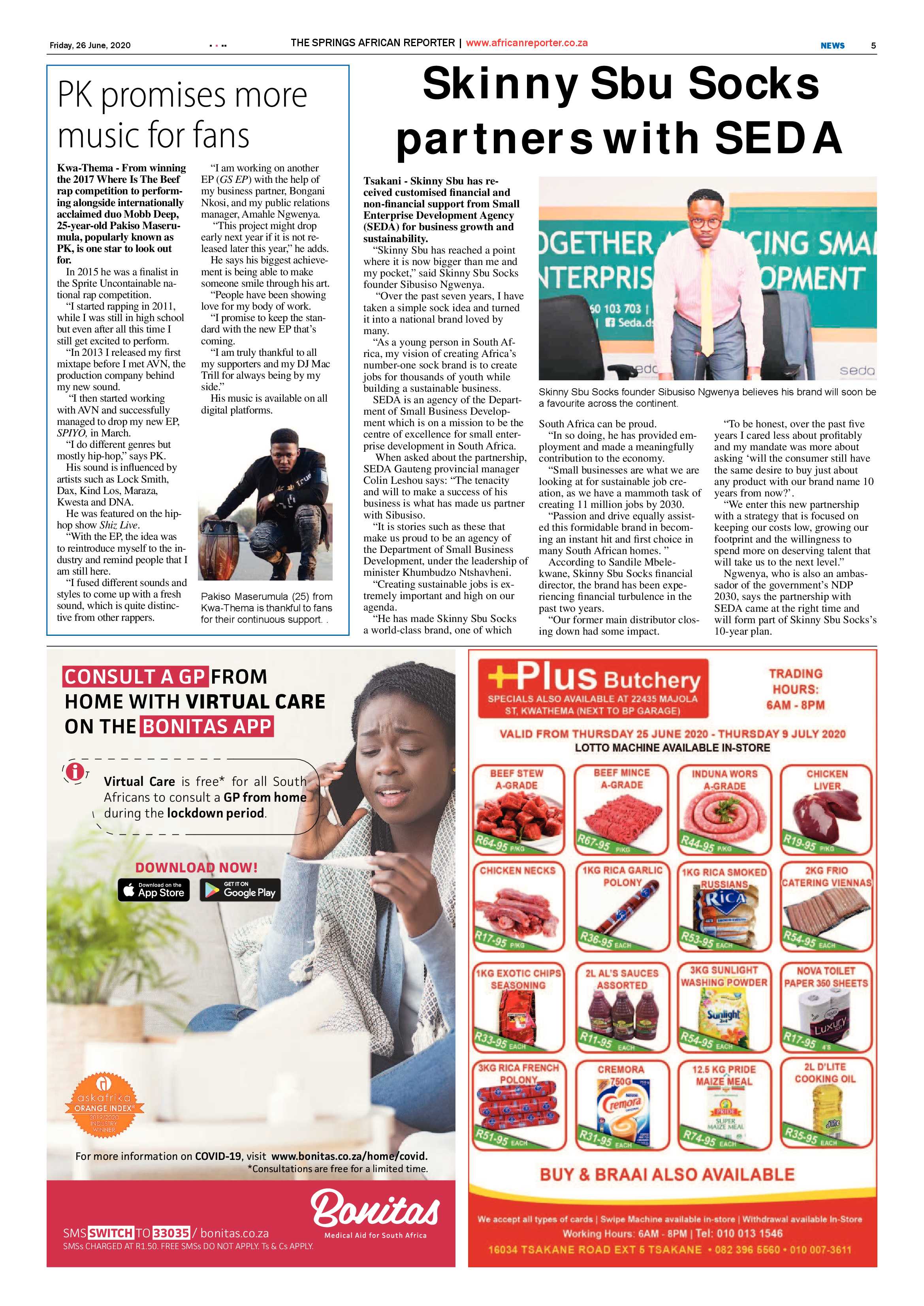 African Reporter 26 June 2020 page 5