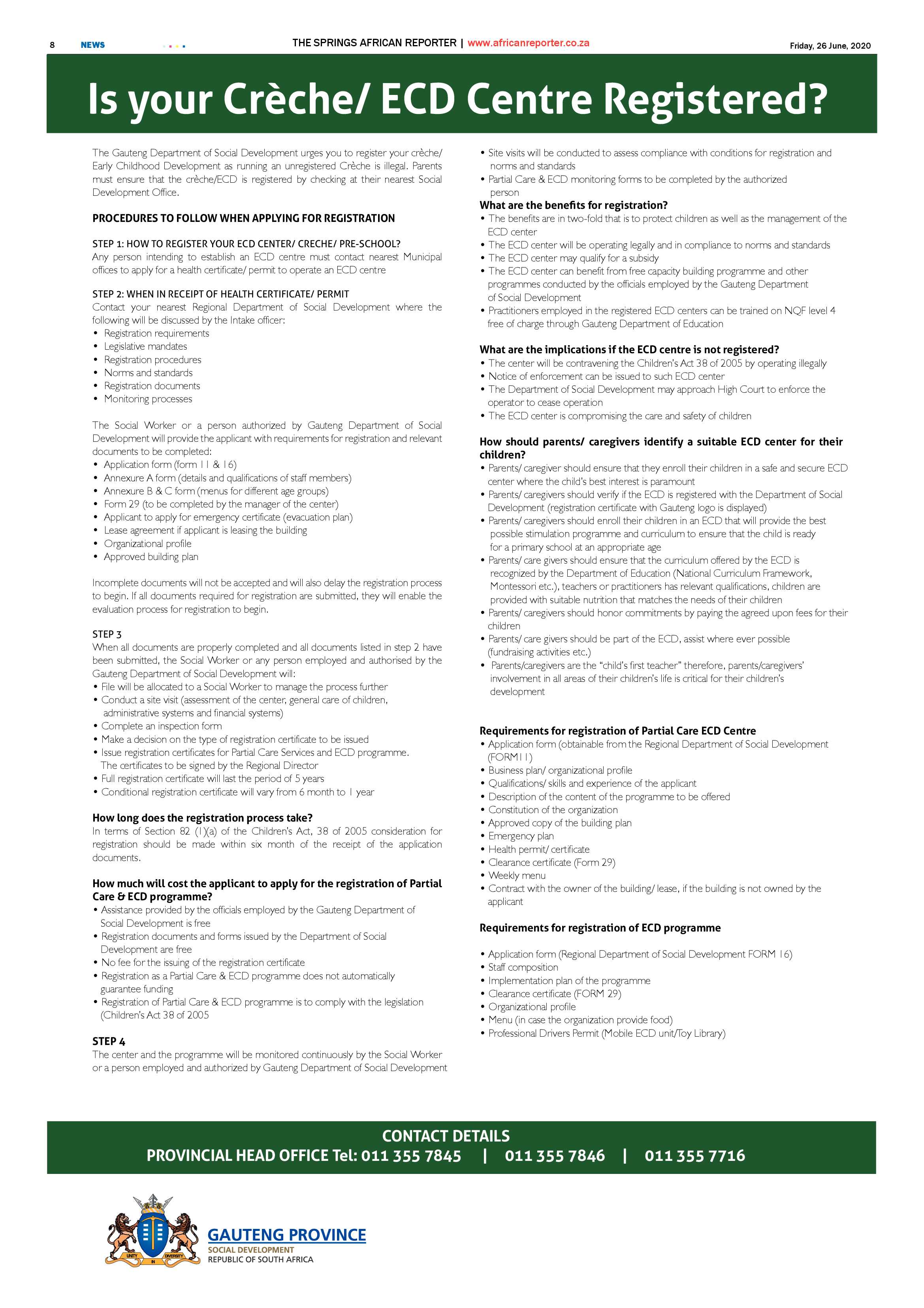 African Reporter 26 June 2020 page 8