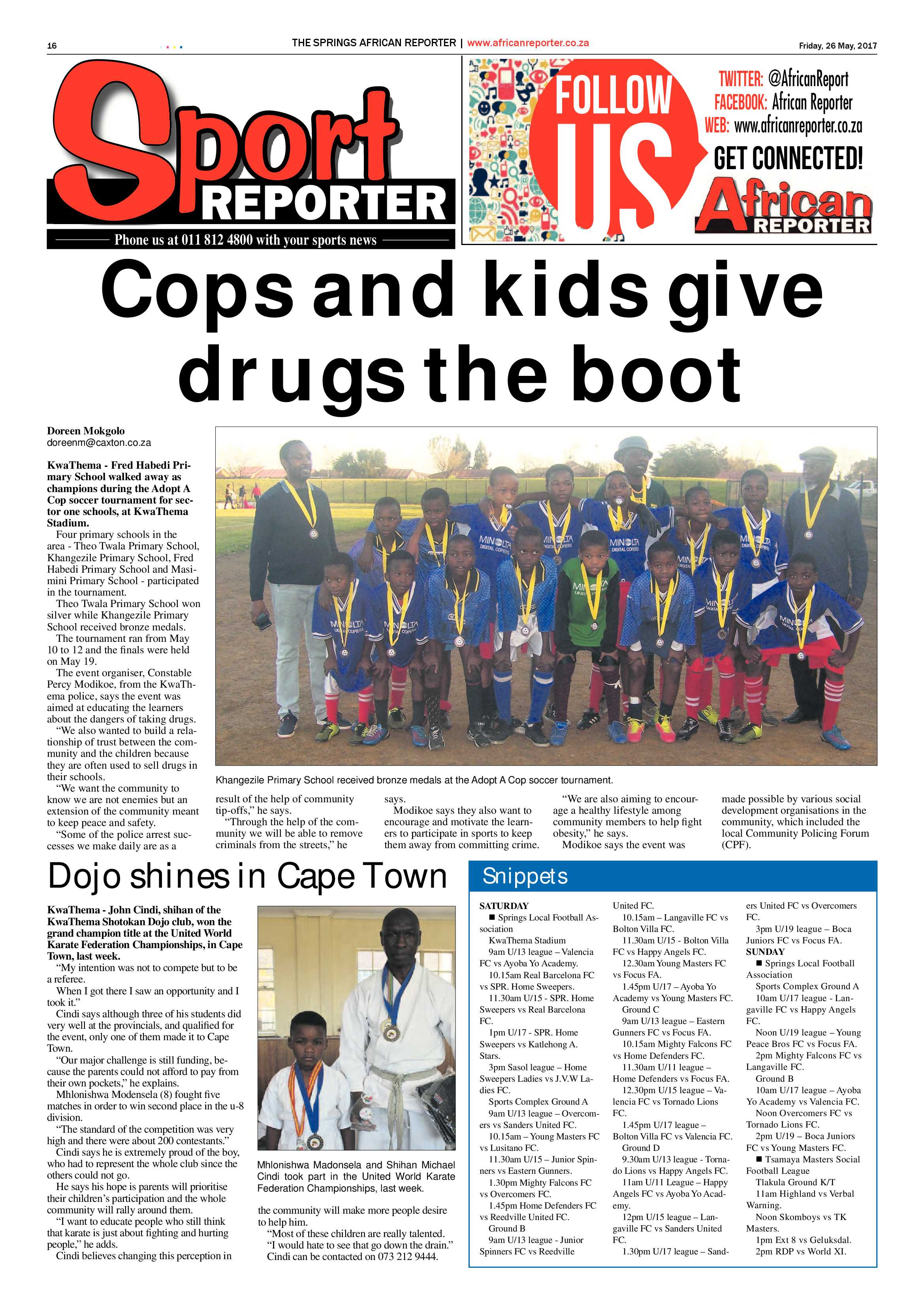 African Reporter 26 May 2017 page 16