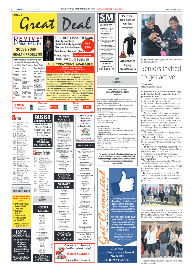 African Reporter 26 May 2023 page 10