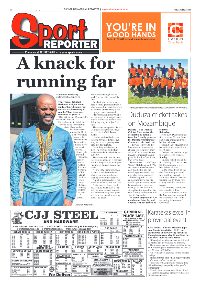 African Reporter 26 May 2023 page 12