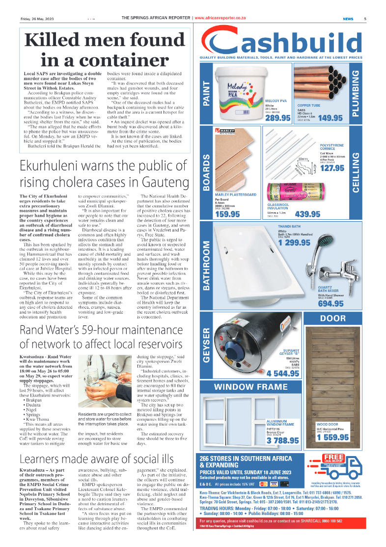 African Reporter 26 May 2023 page 5