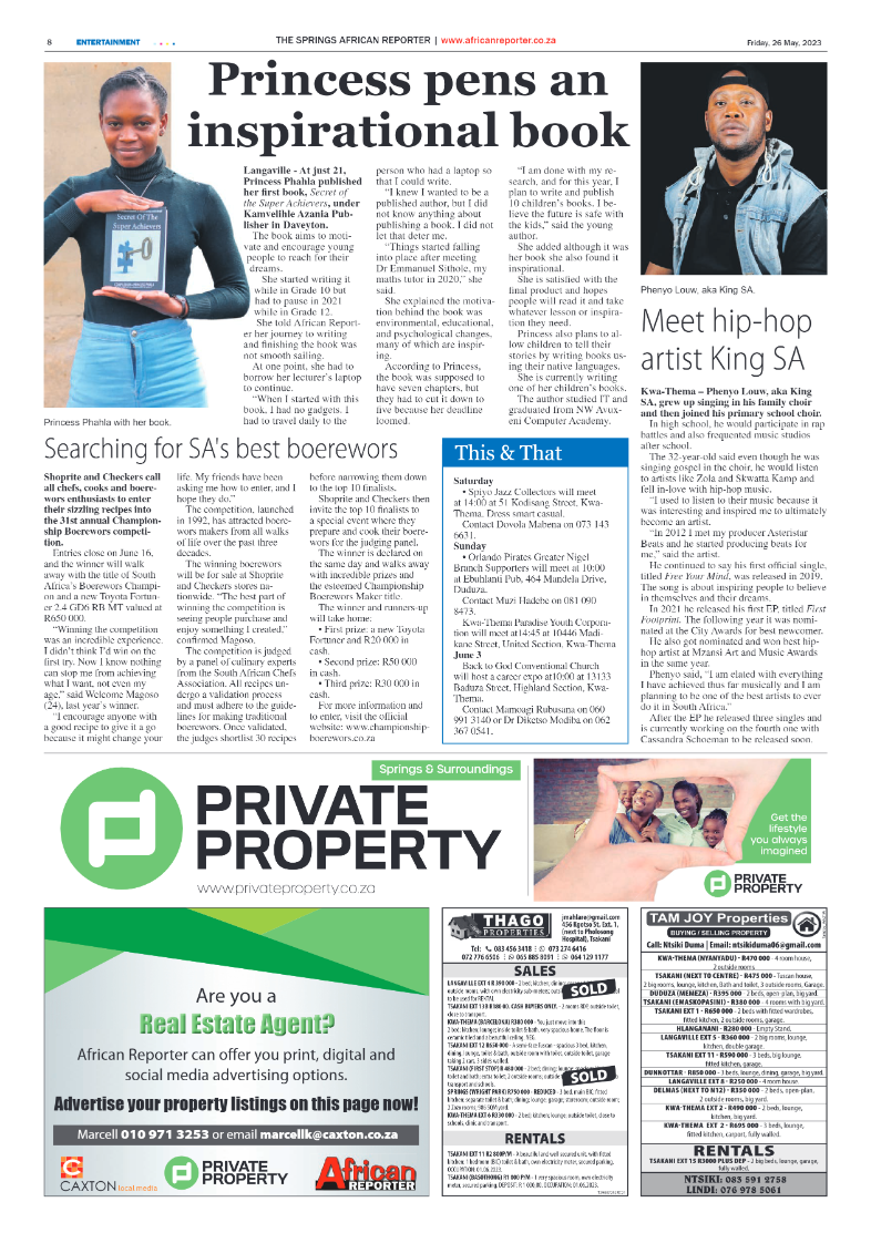 African Reporter 26 May 2023 page 8