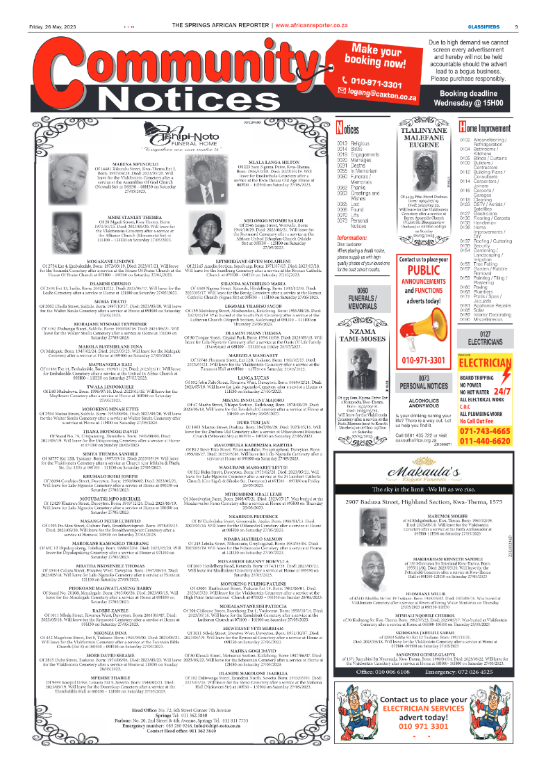 African Reporter 26 May 2023 page 9