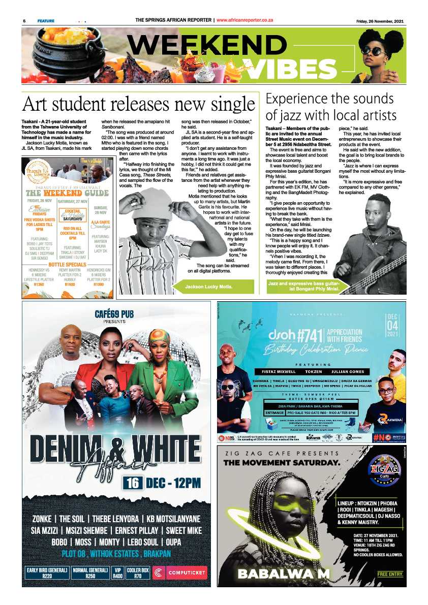 African Reporter 26 November 2021 page 6