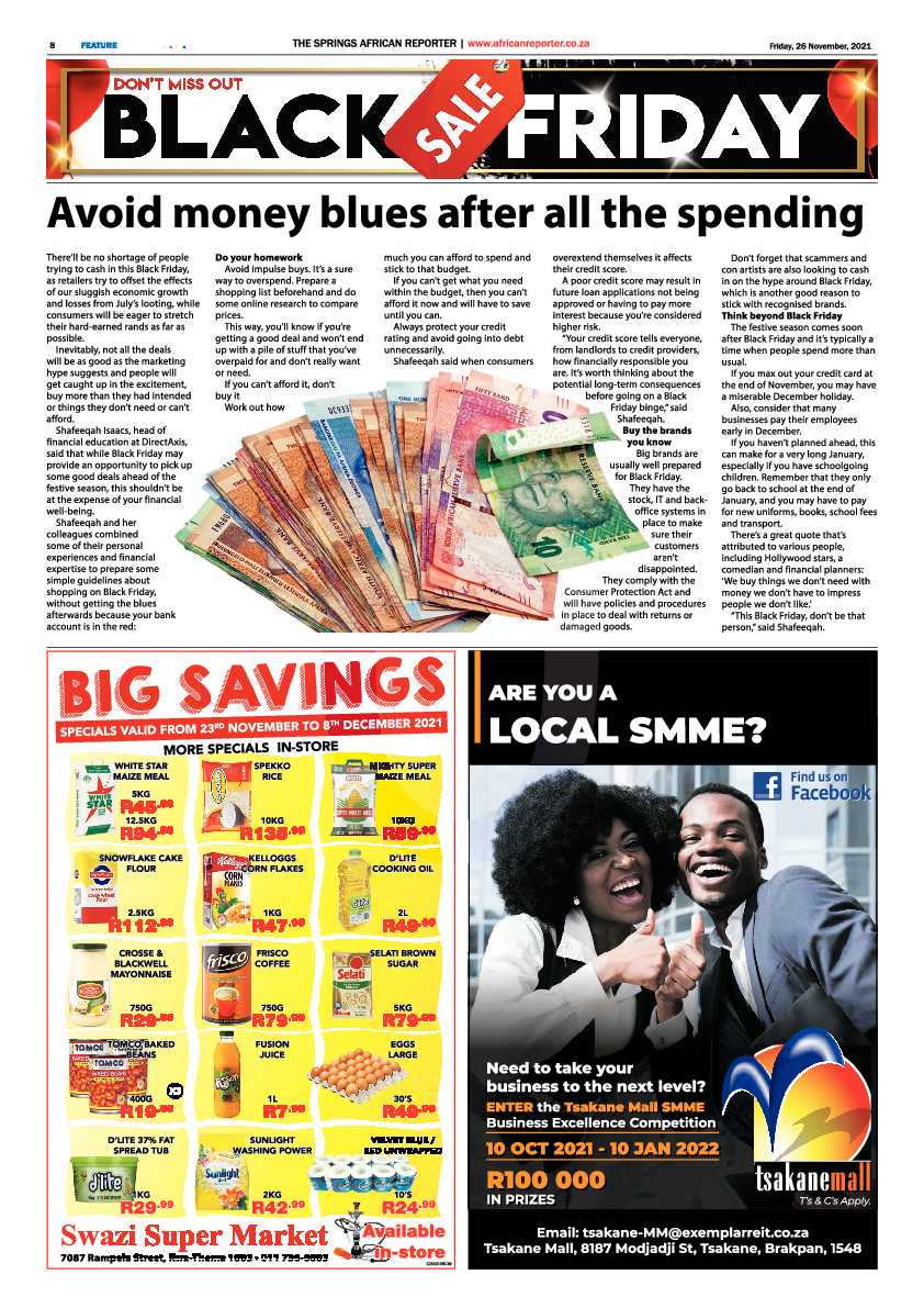 African Reporter 26 November 2021 page 8