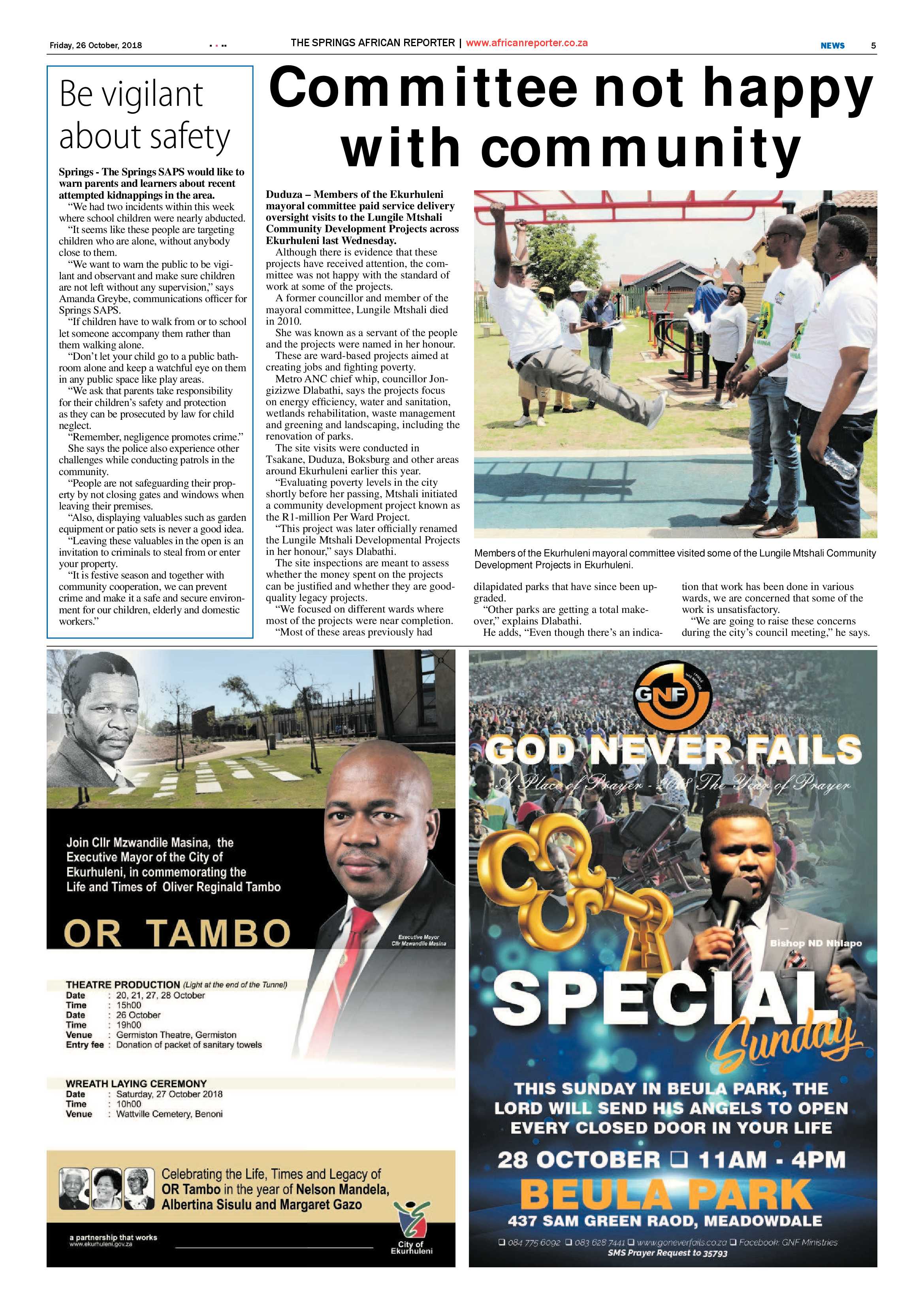 African Reporter 26 October 218 page 5