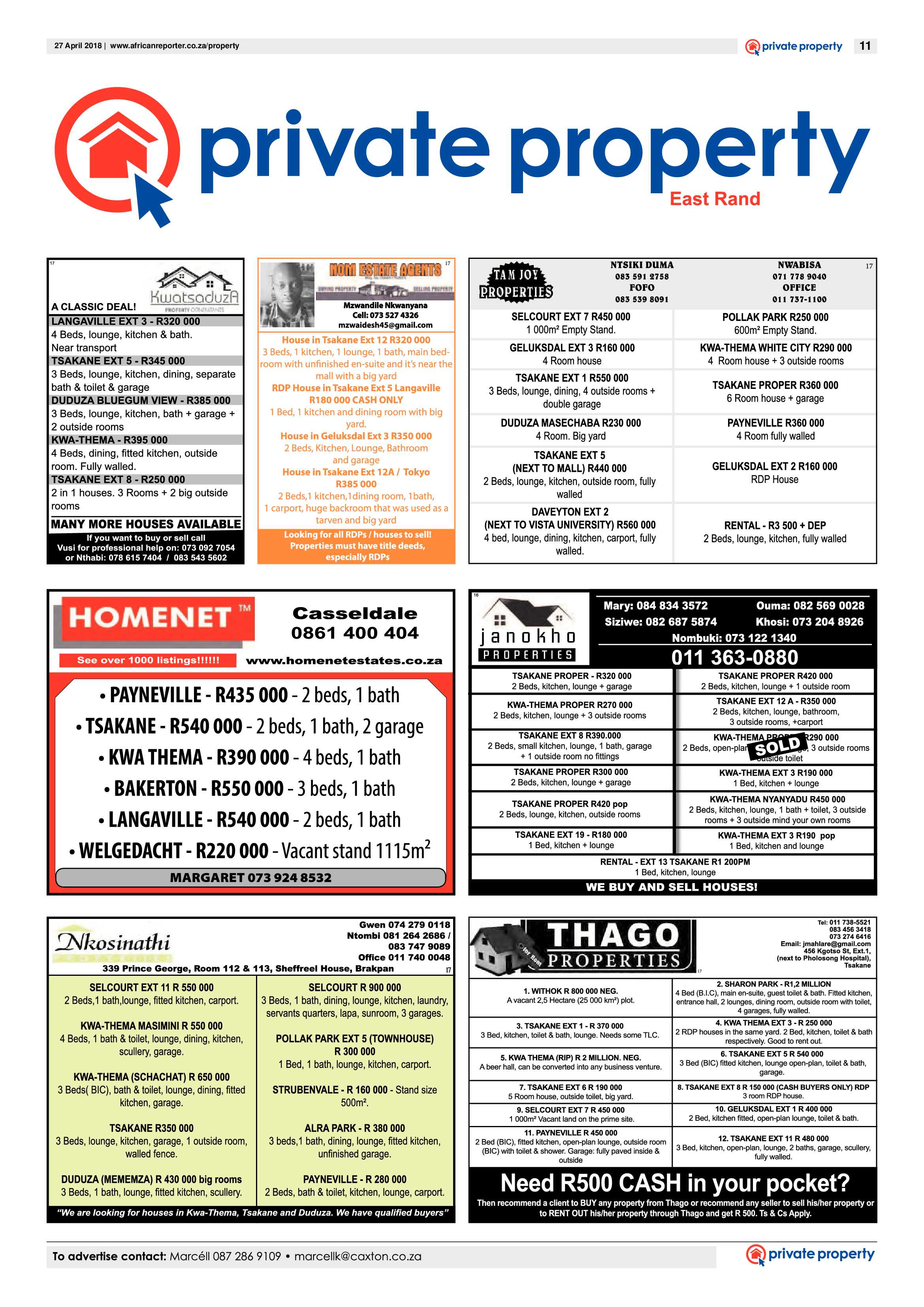 African Reporter 27 April 2018 page 11