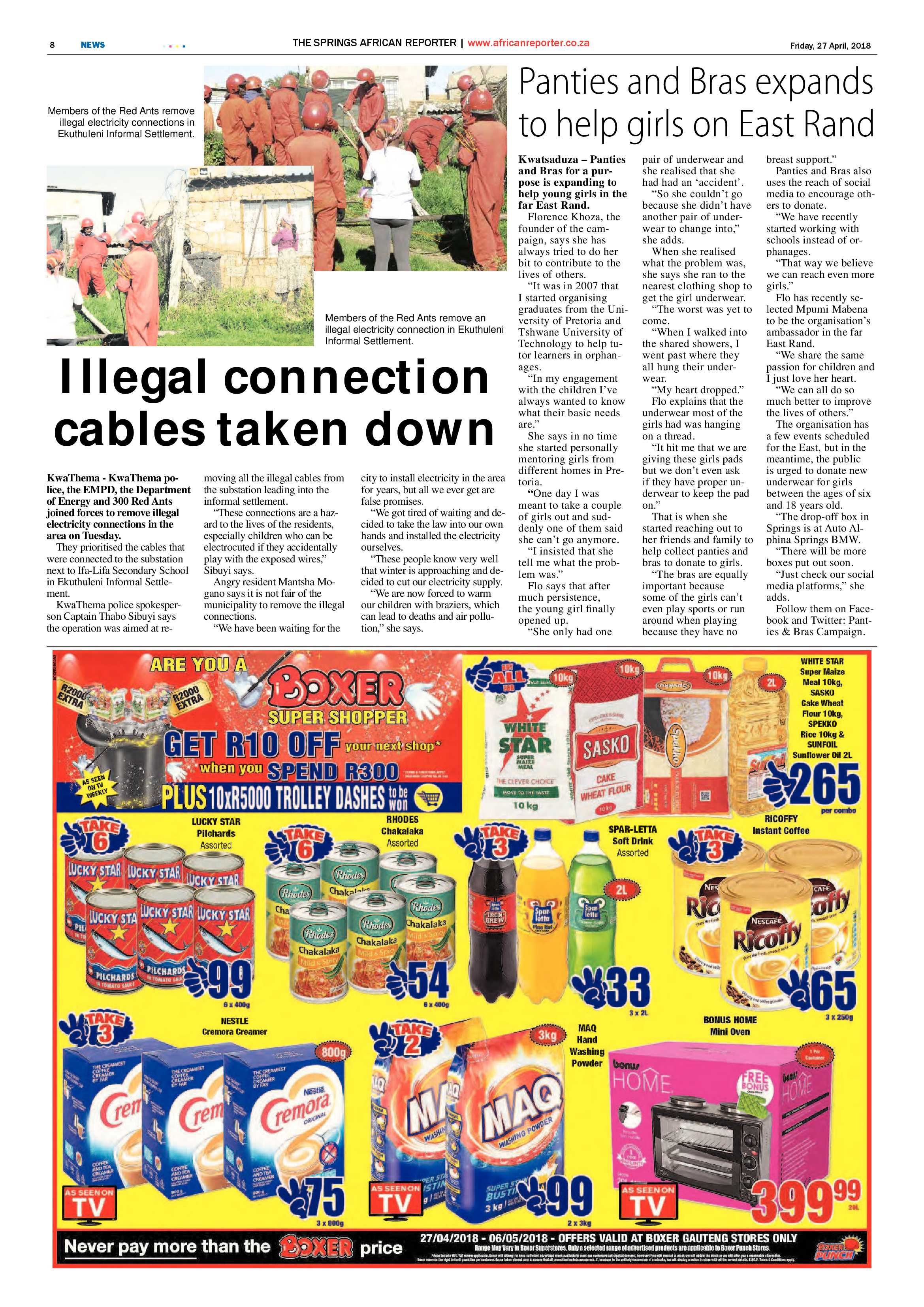African Reporter 27 April 2018 page 8