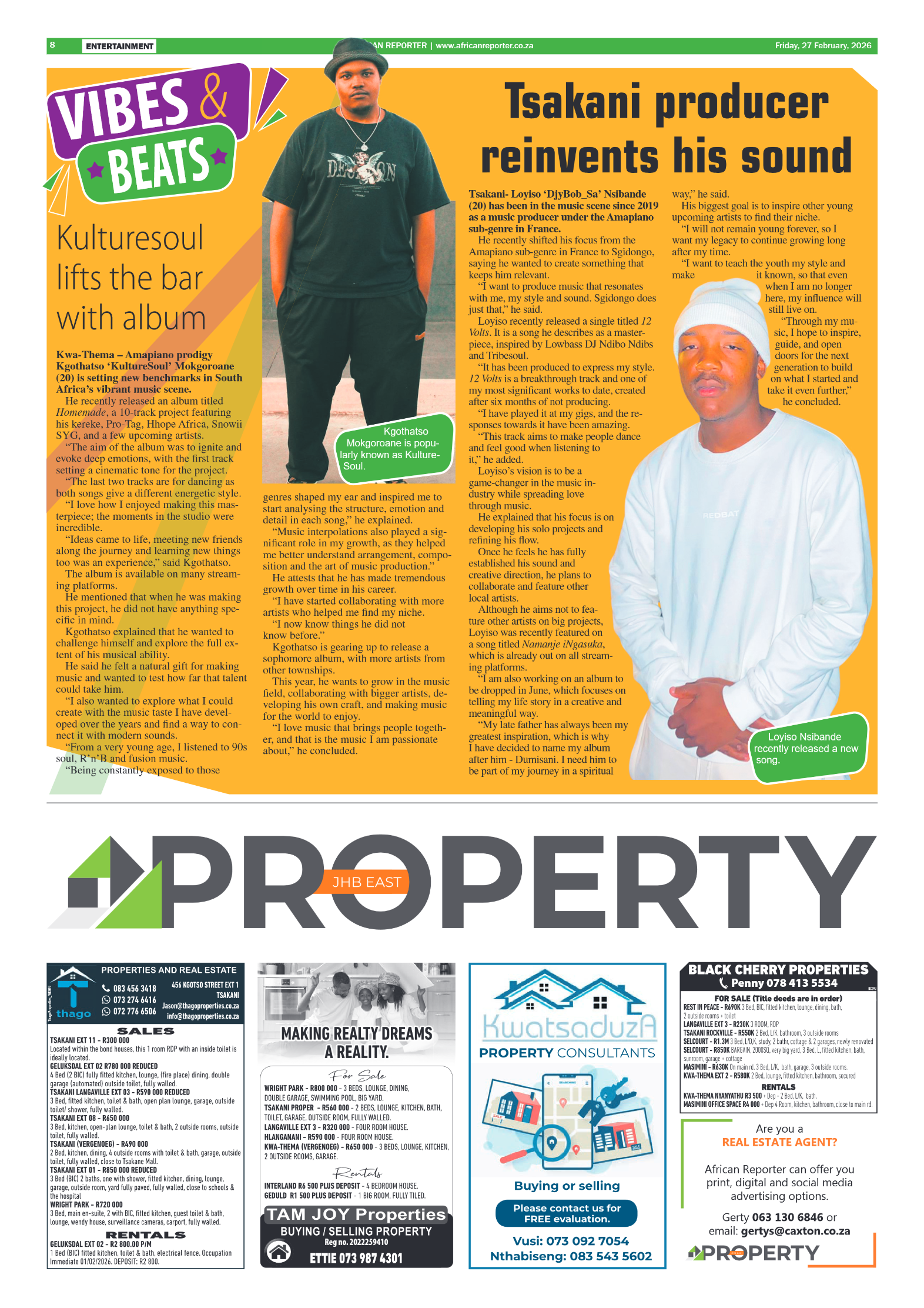 African Reporter 27 February 2026 page 8