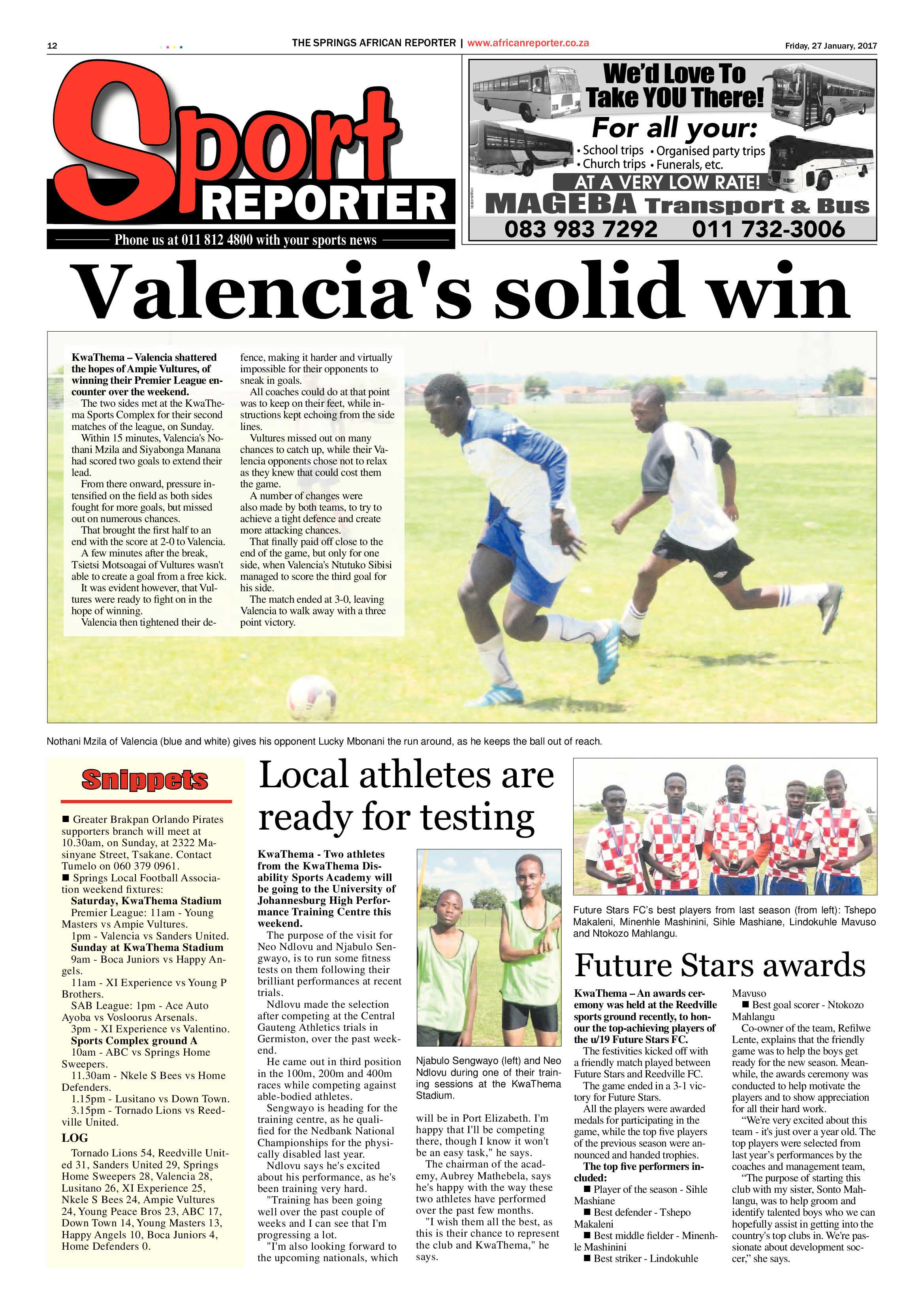 African Reporter 27 January 2017 page 12