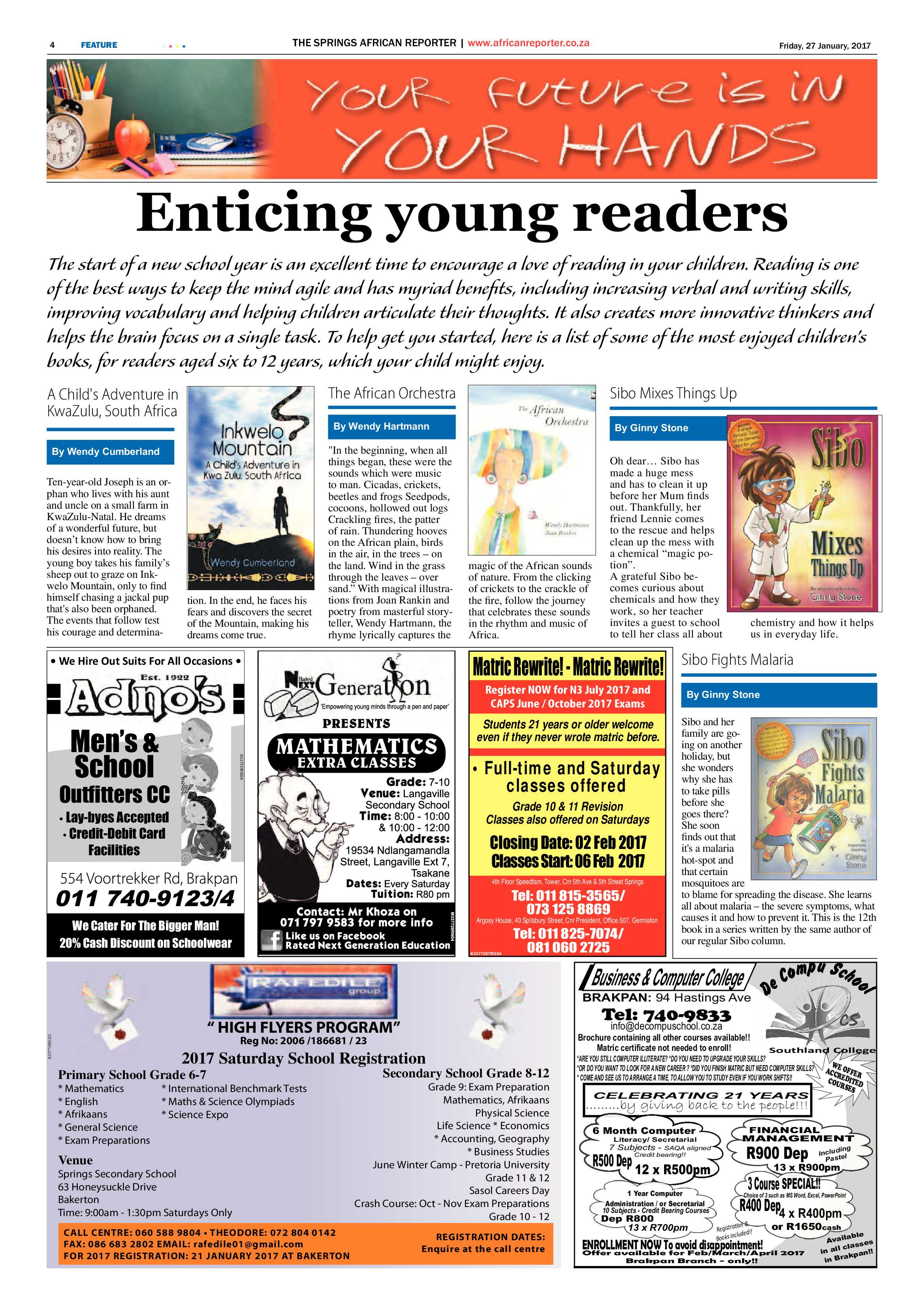 African Reporter 27 January 2017 page 4