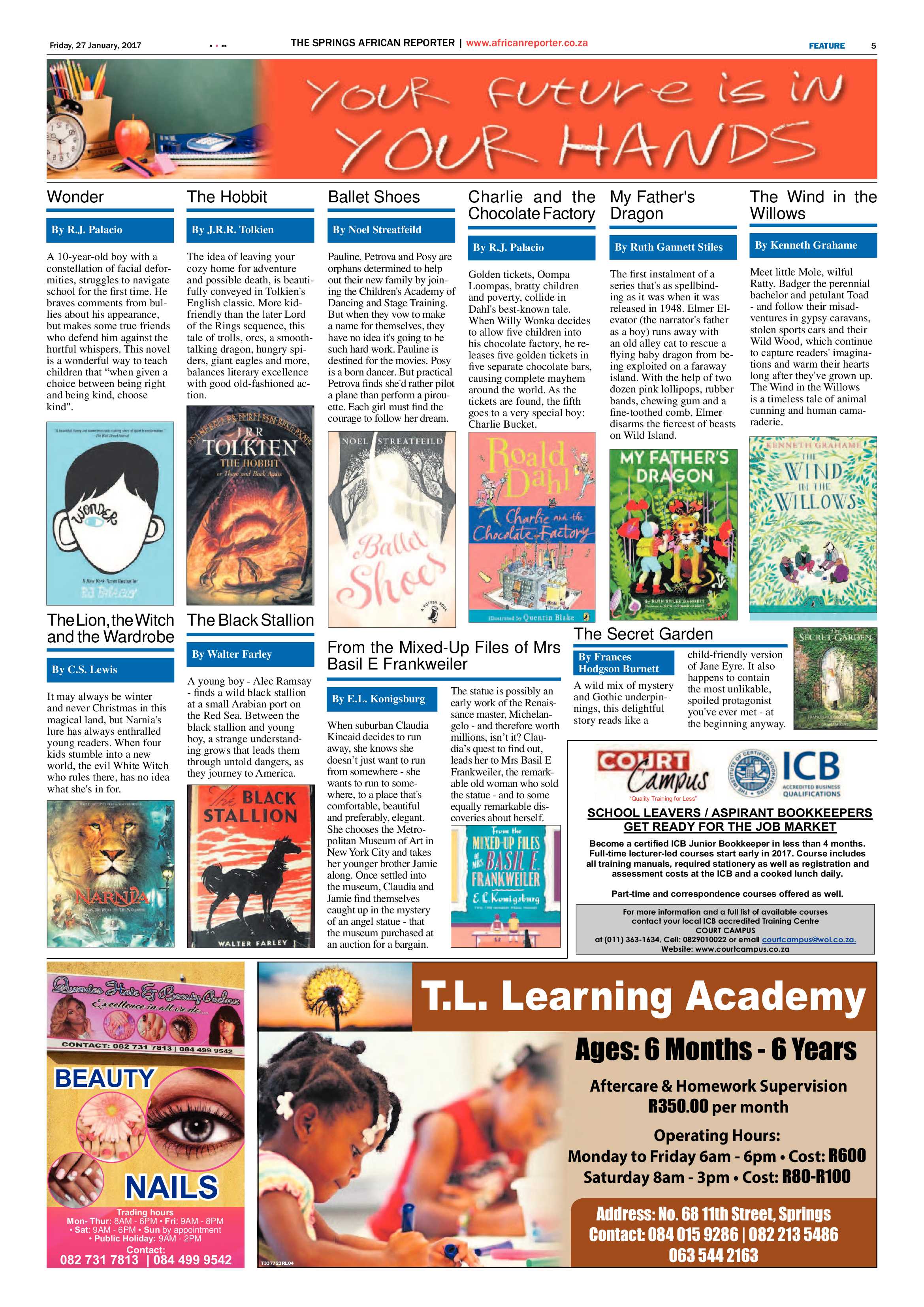 African Reporter 27 January 2017 page 5