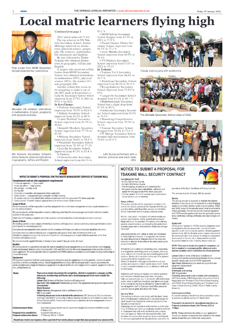 African Reporter 27 January 2023 page 2