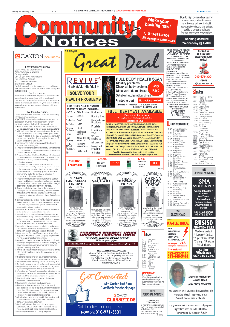 African Reporter 27 January 2023 page 9