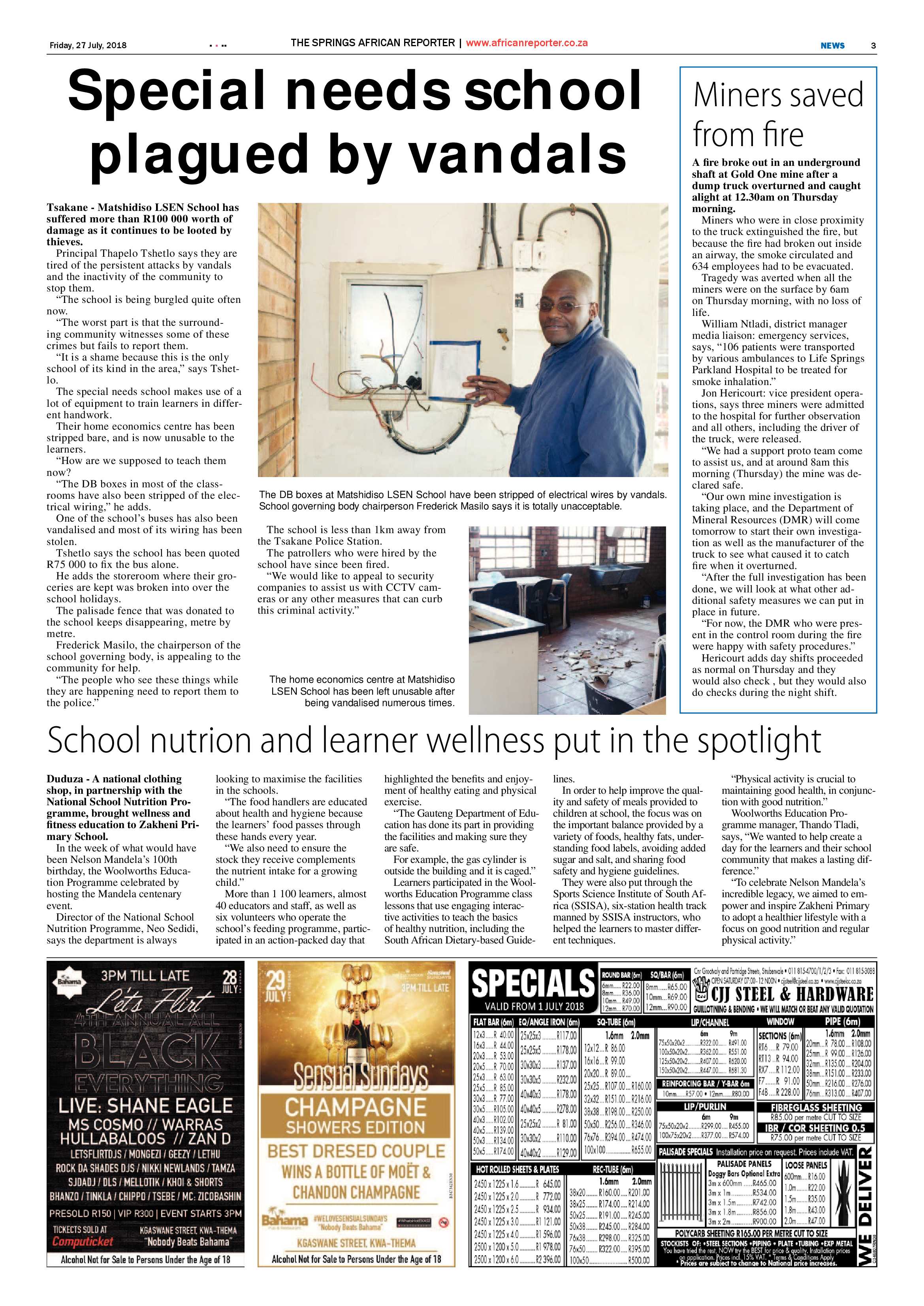 African Reporter 27 July 2018 page 3