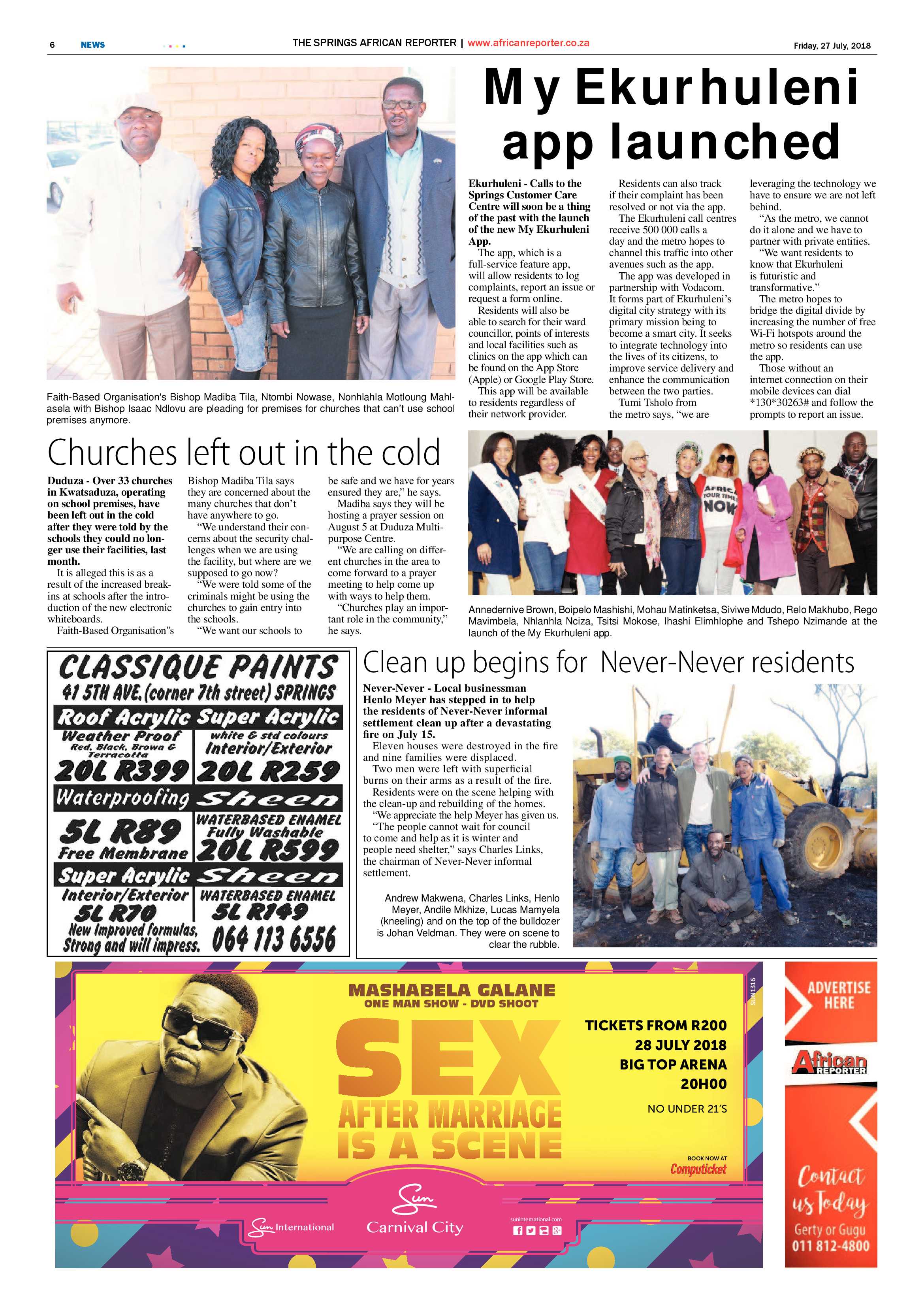 African Reporter 27 July 2018 page 6