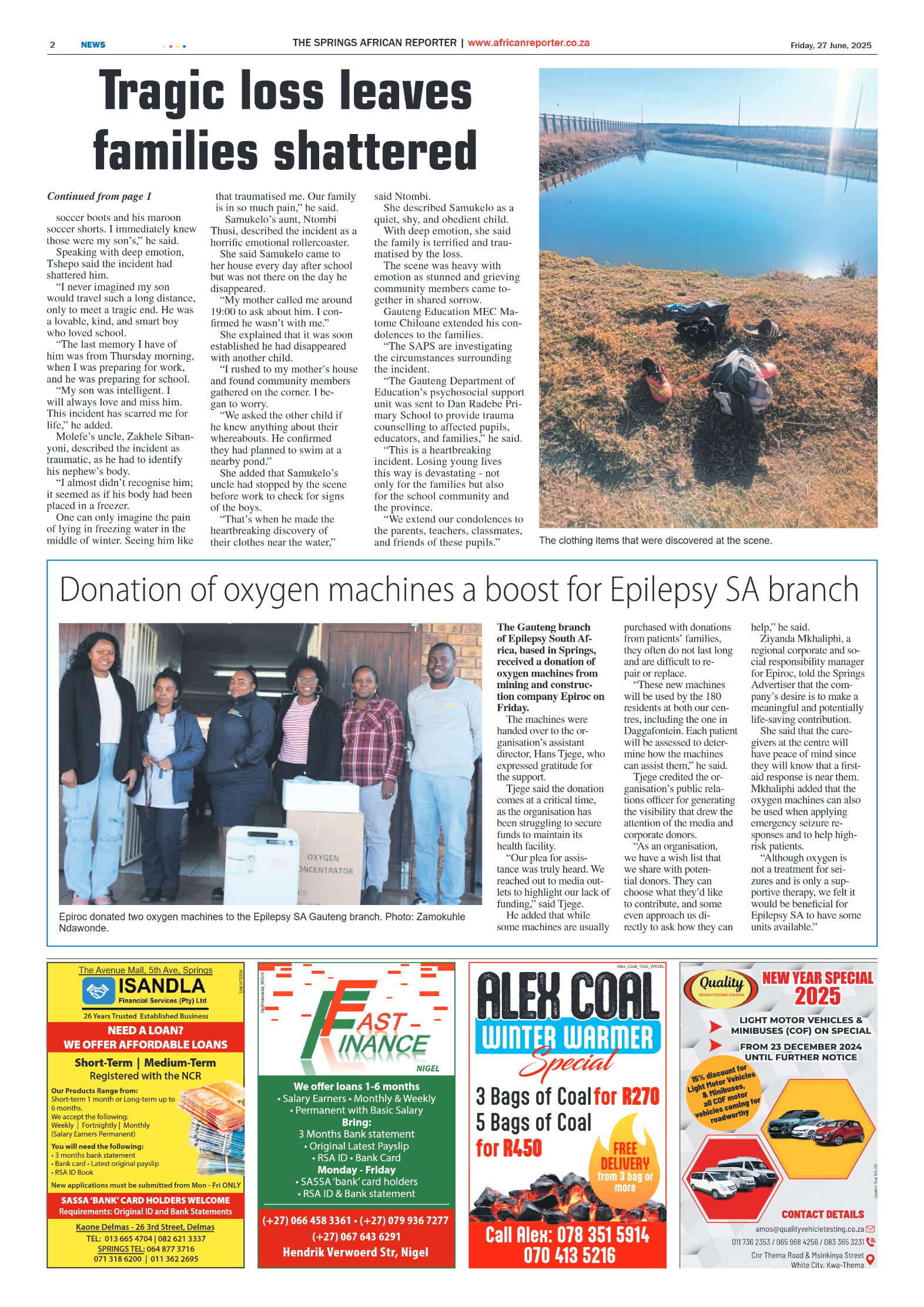 African Reporter 27 June 2025 page 2