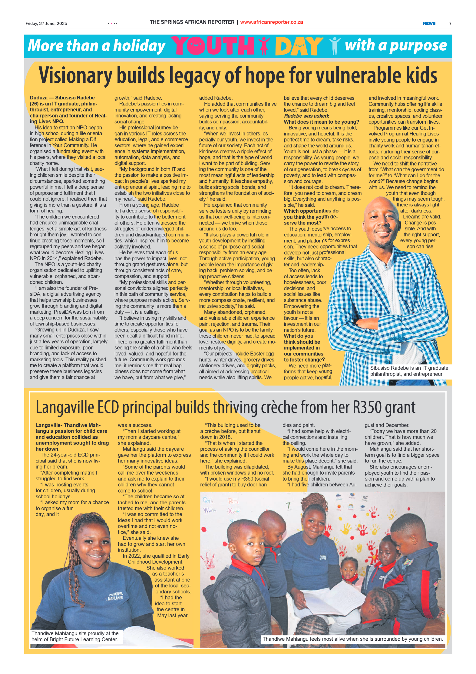 African Reporter 27 June 2025 page 7