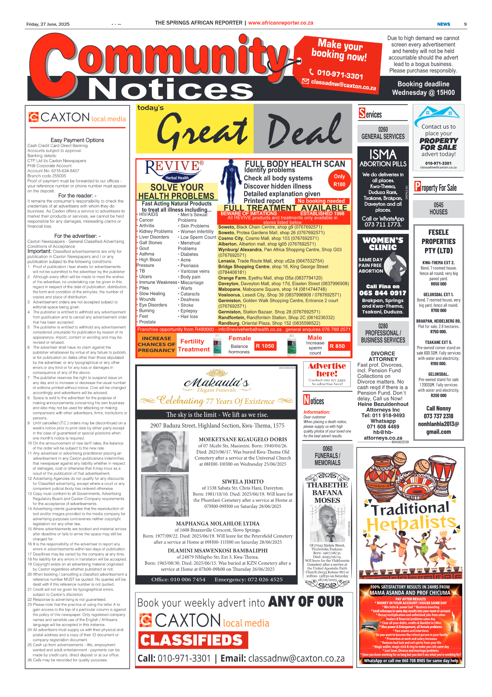 African Reporter 27 June 2025 page 9