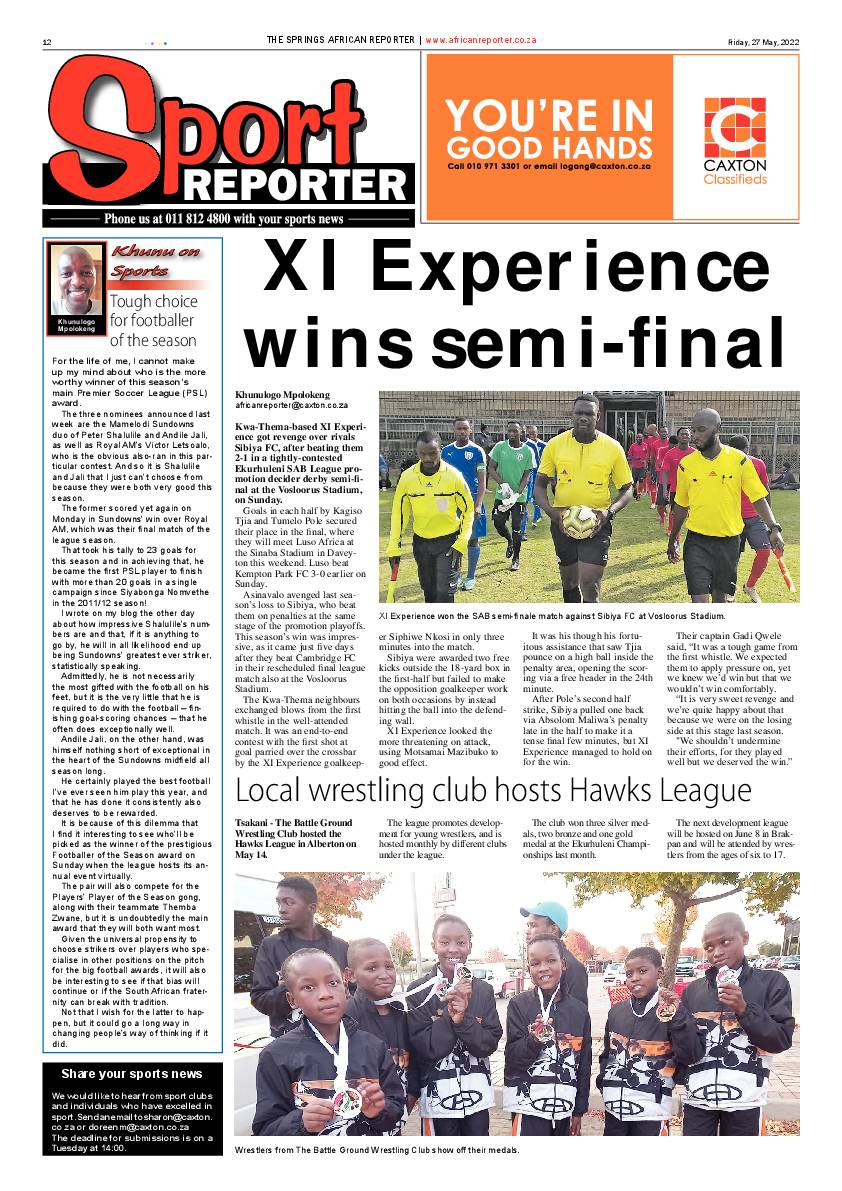 African Reporter 27 May 2022 page 12