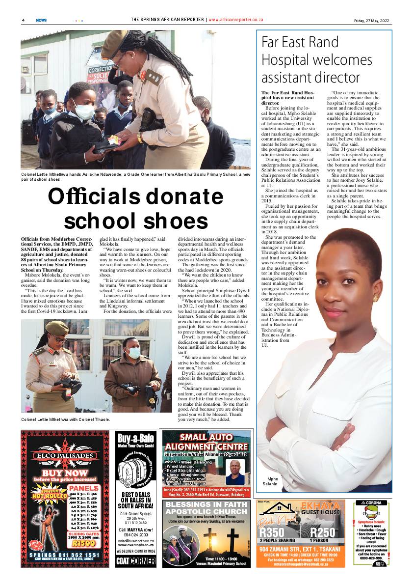African Reporter 27 May 2022 page 4