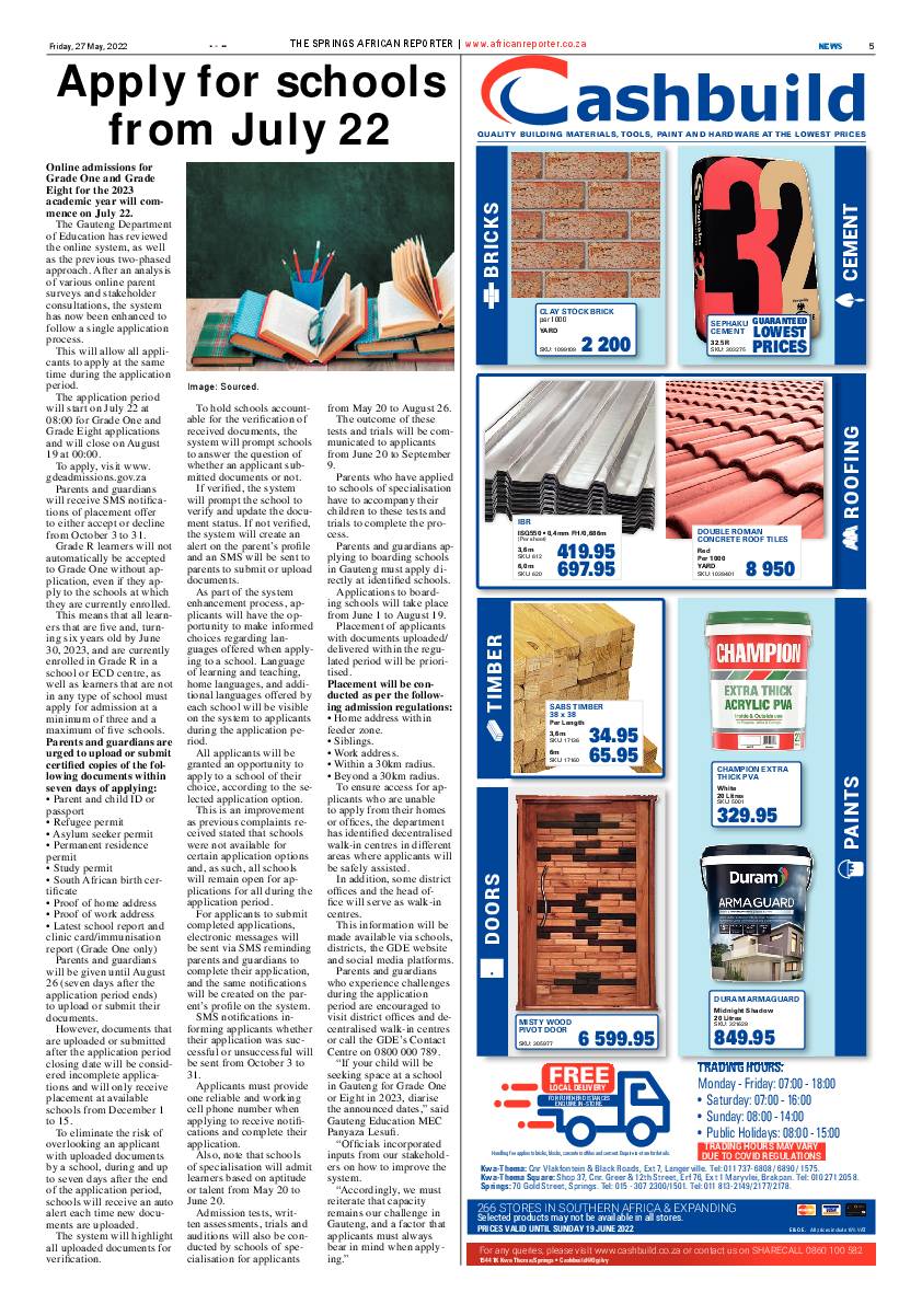 African Reporter 27 May 2022 page 5