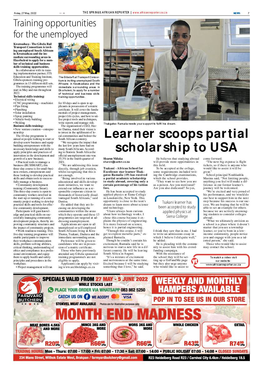 African Reporter 27 May 2022 page 7