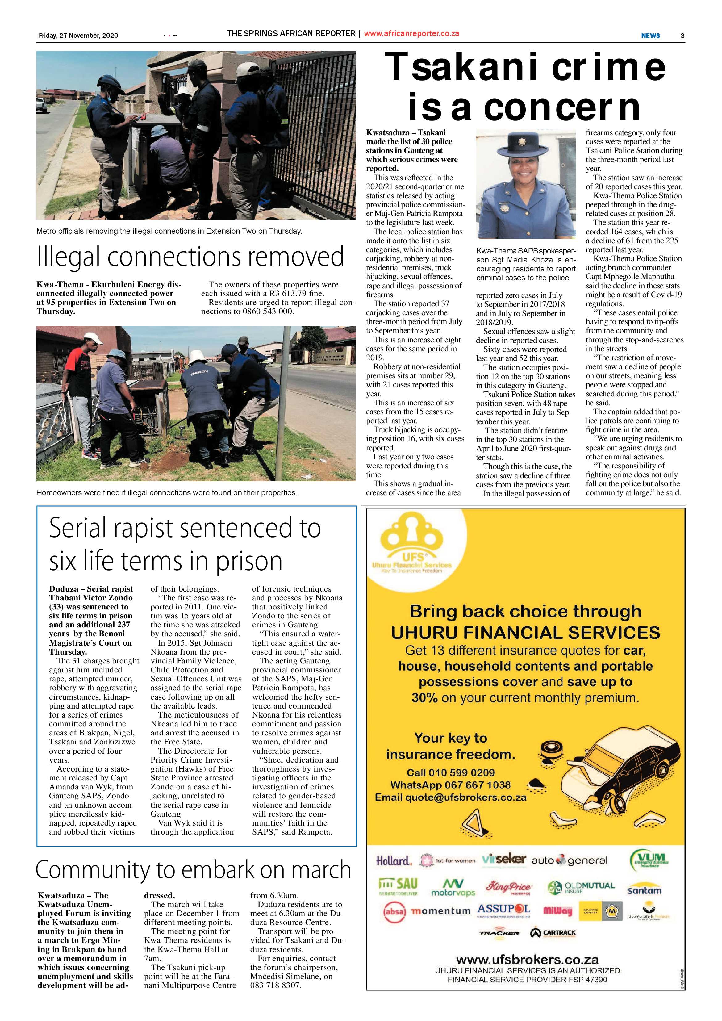 African Reporter 27 November 2020 page 3