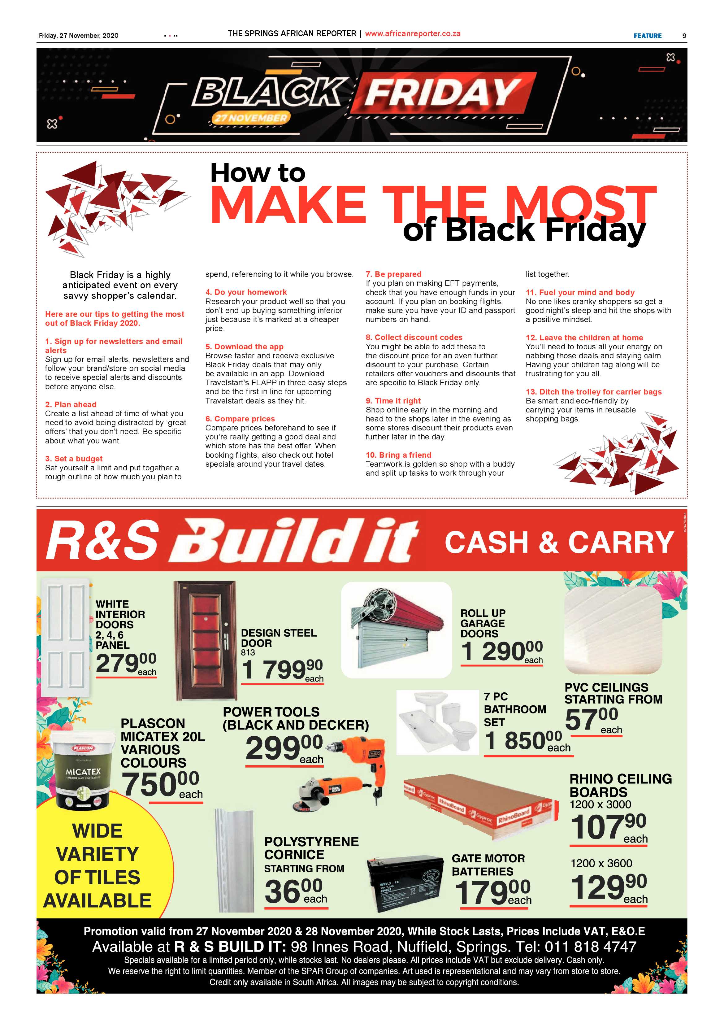 African Reporter 27 November 2020 page 9