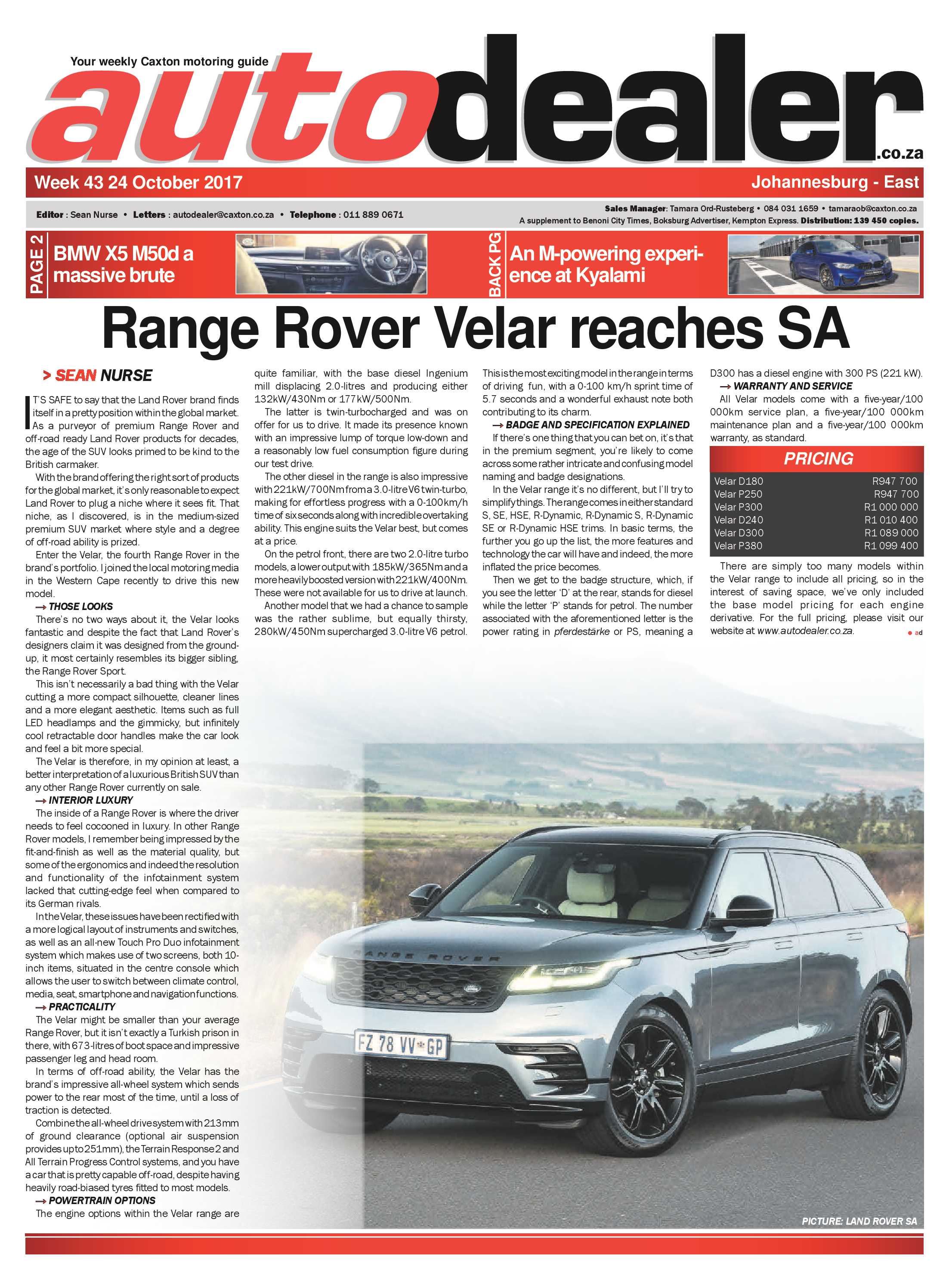African Reporter 27 October 2017 page 21