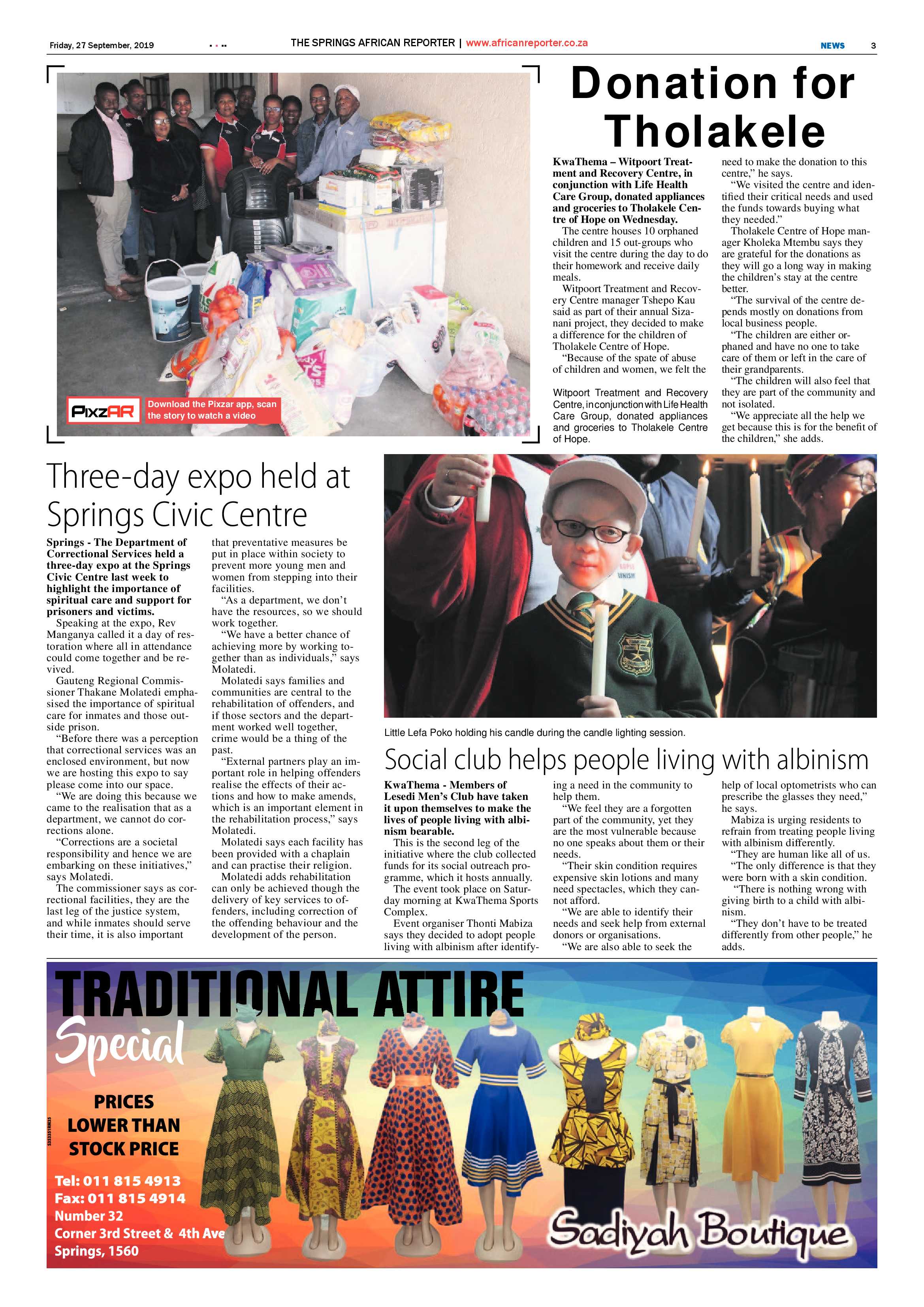 African Reporter 27 September 2019 page 3
