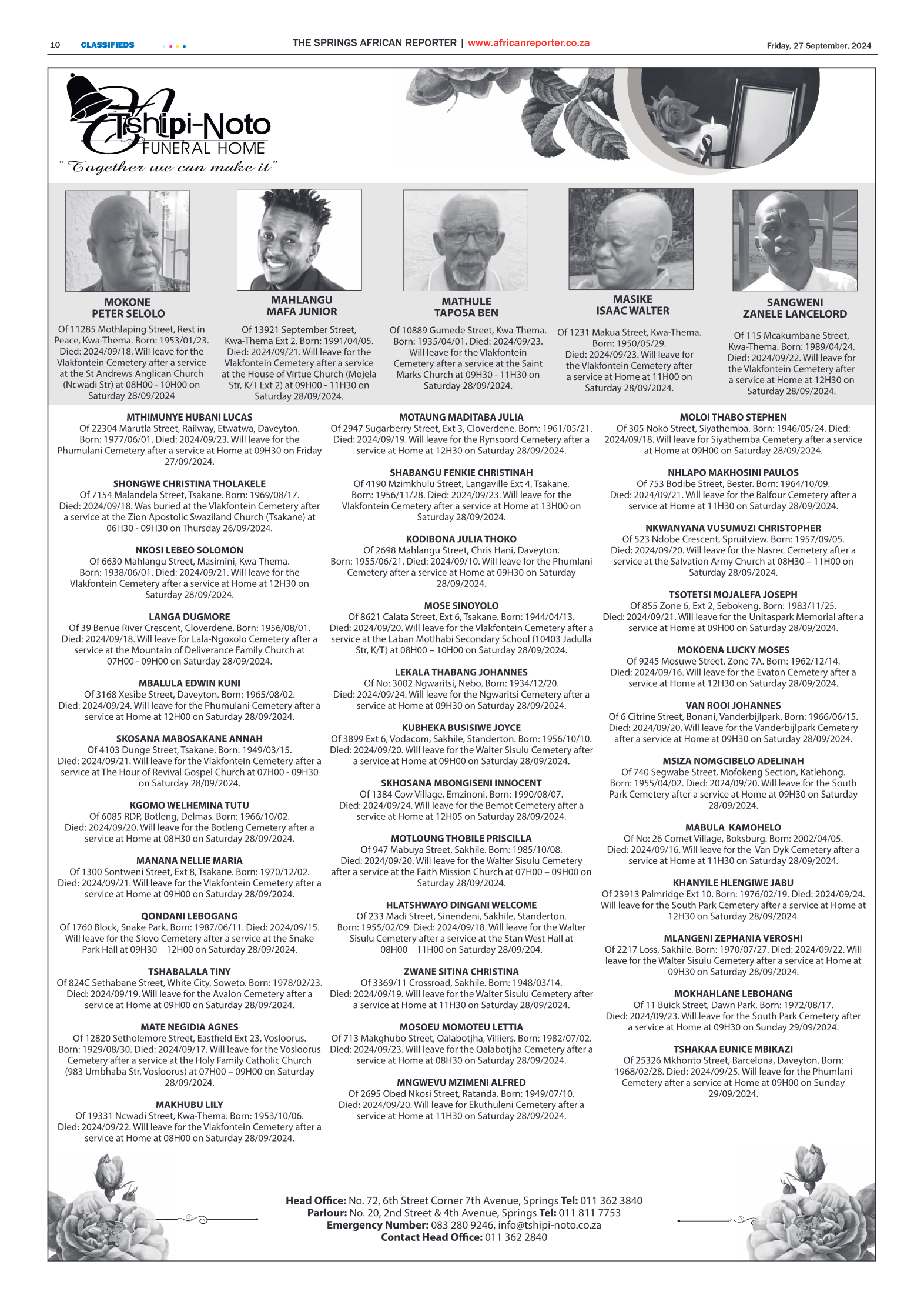 African Reporter 27 September 2024 page 10