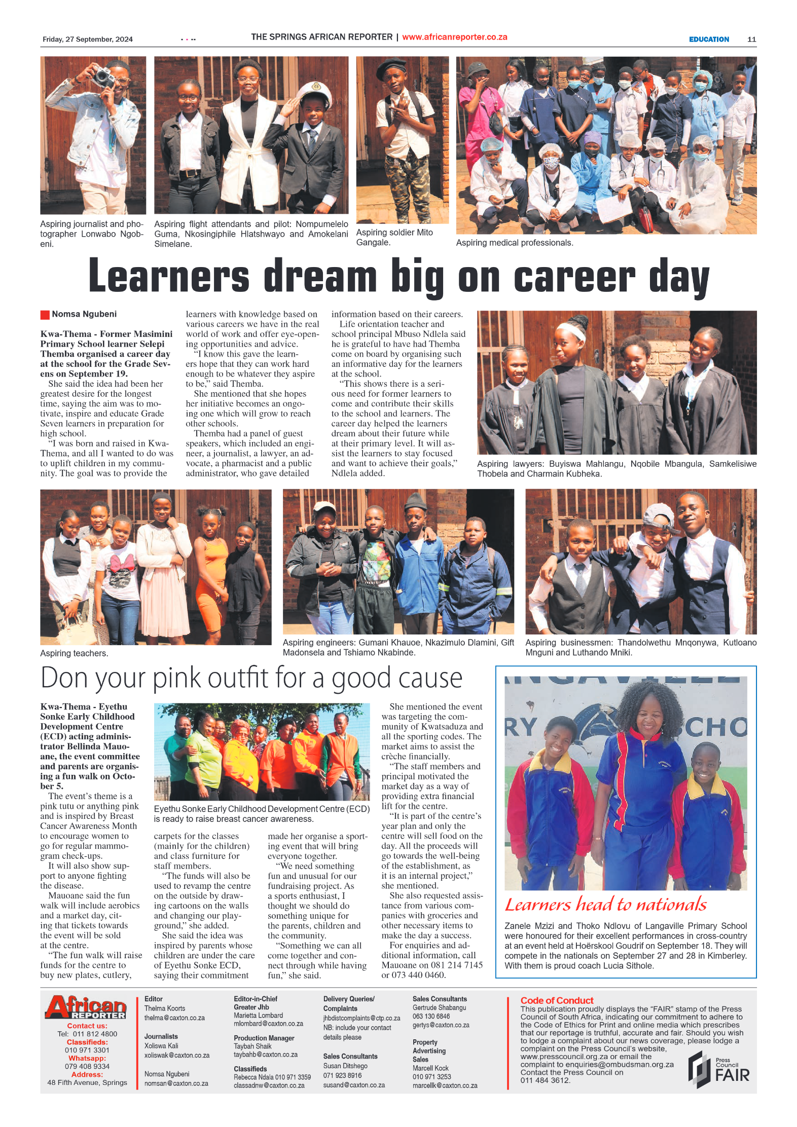 African Reporter 27 September 2024 page 11