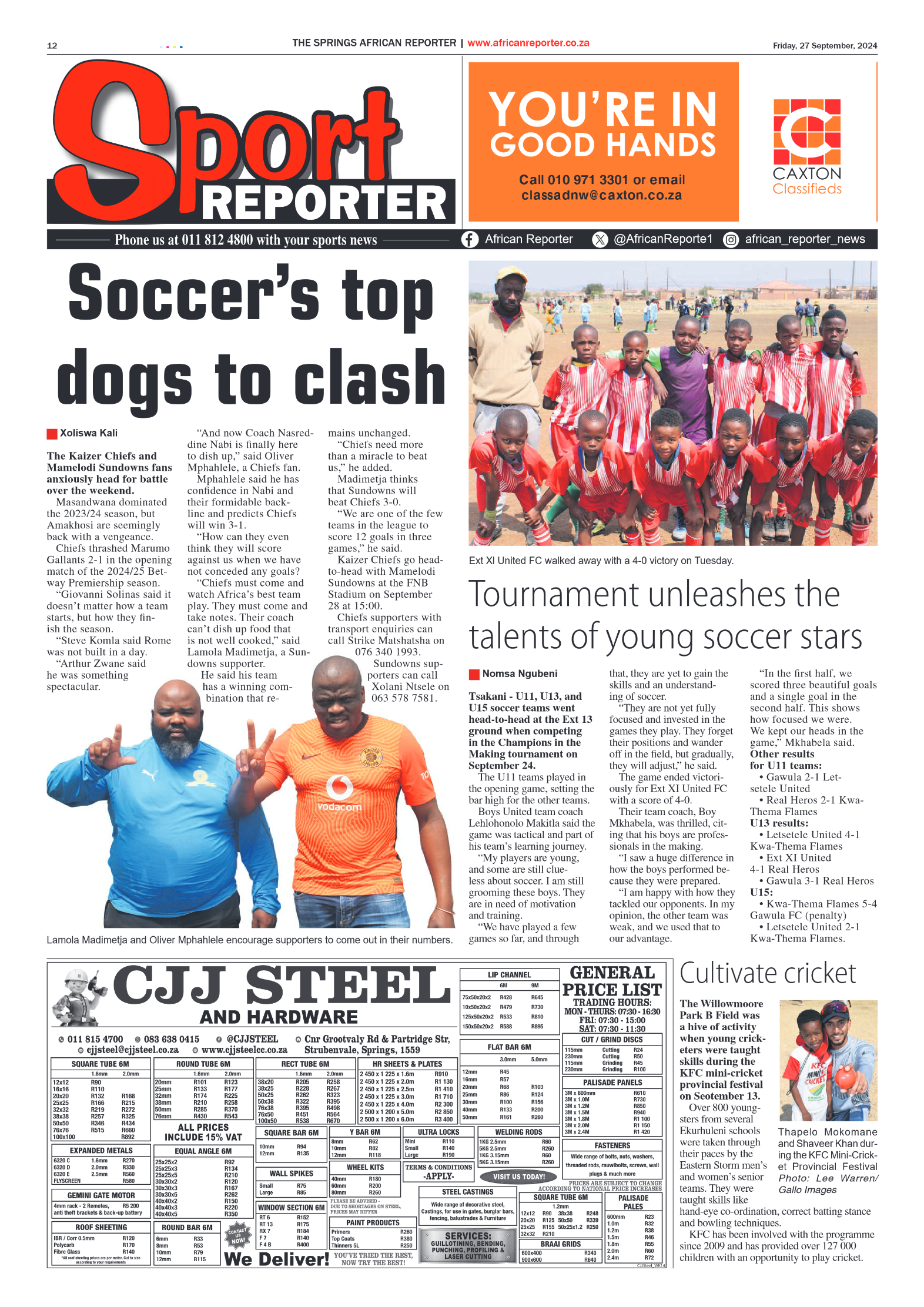 African Reporter 27 September 2024 page 12