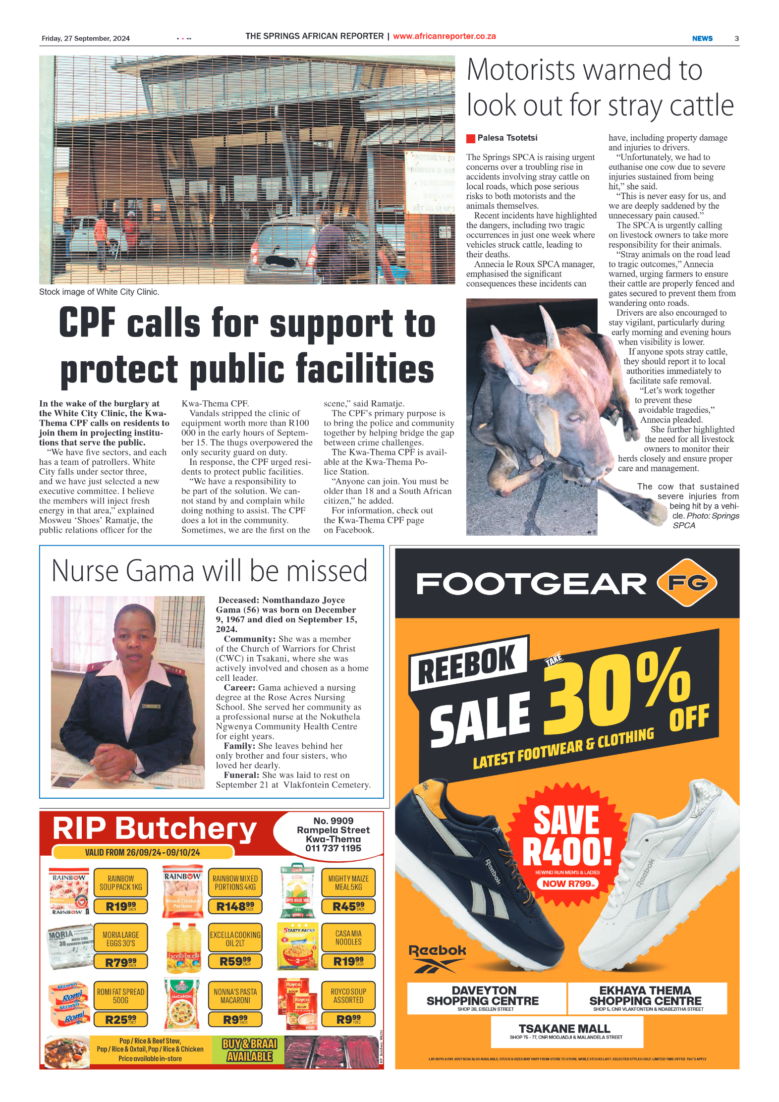 African Reporter 27 September 2024 page 3