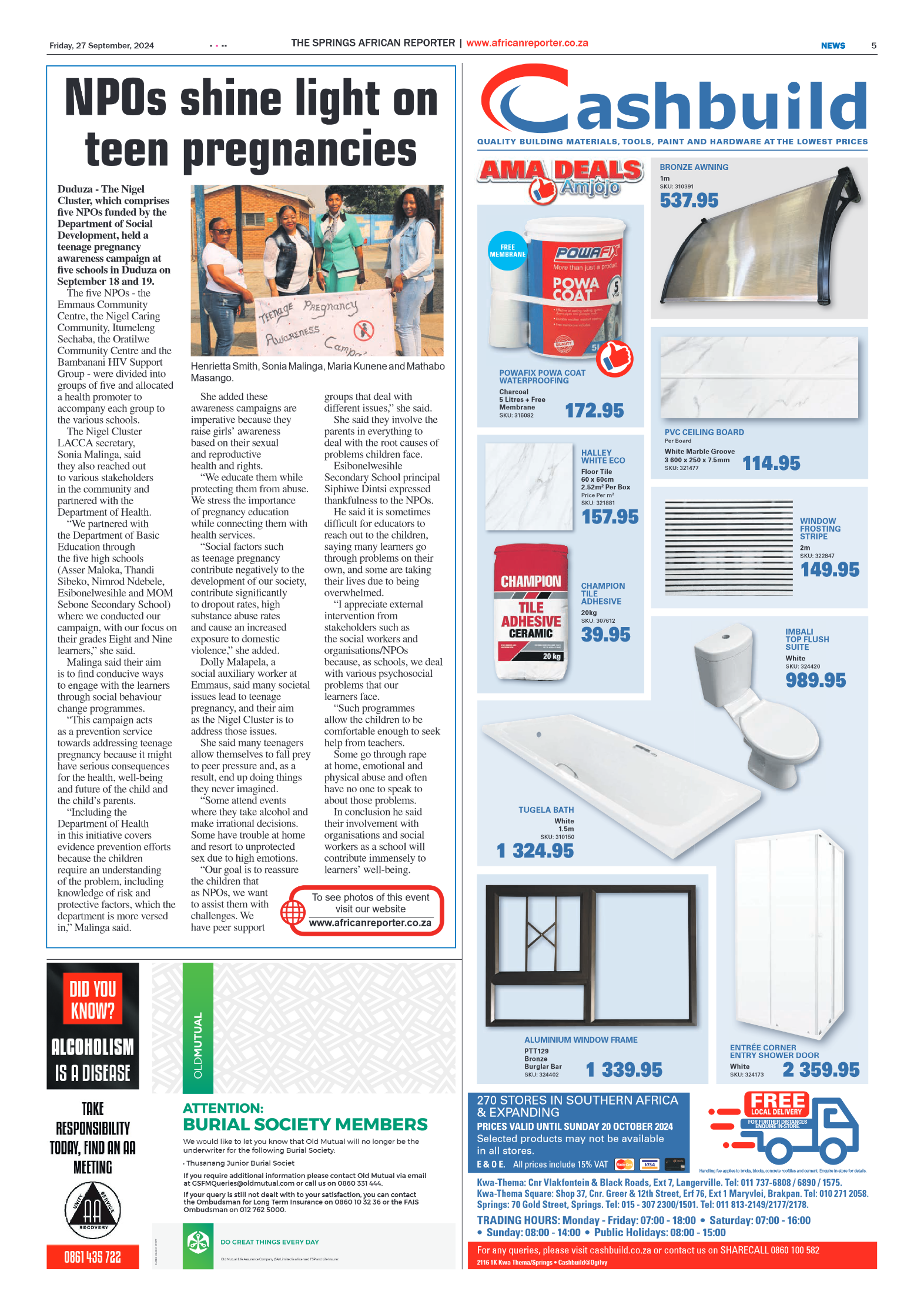 African Reporter 27 September 2024 page 5