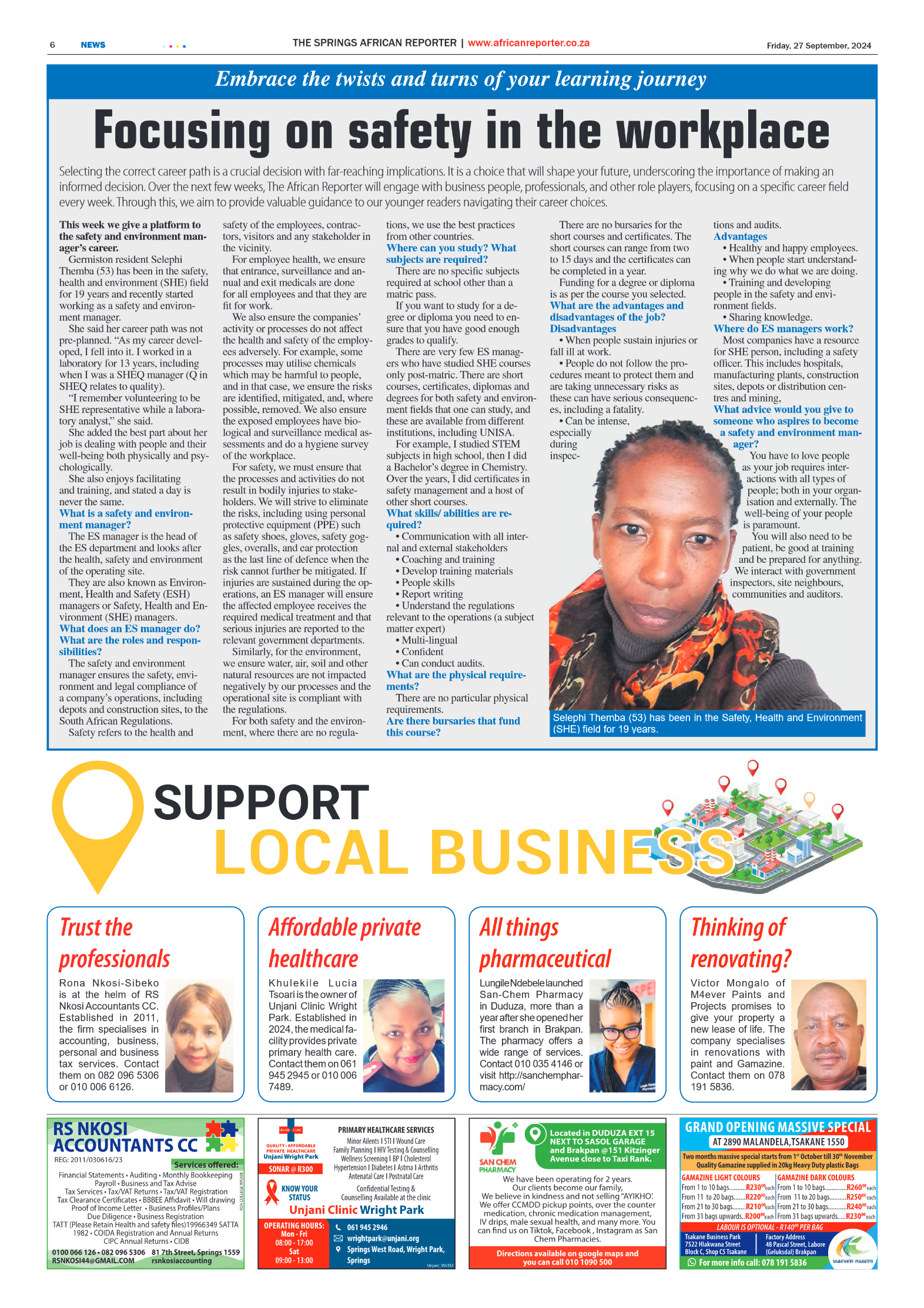 African Reporter 27 September 2024 page 6