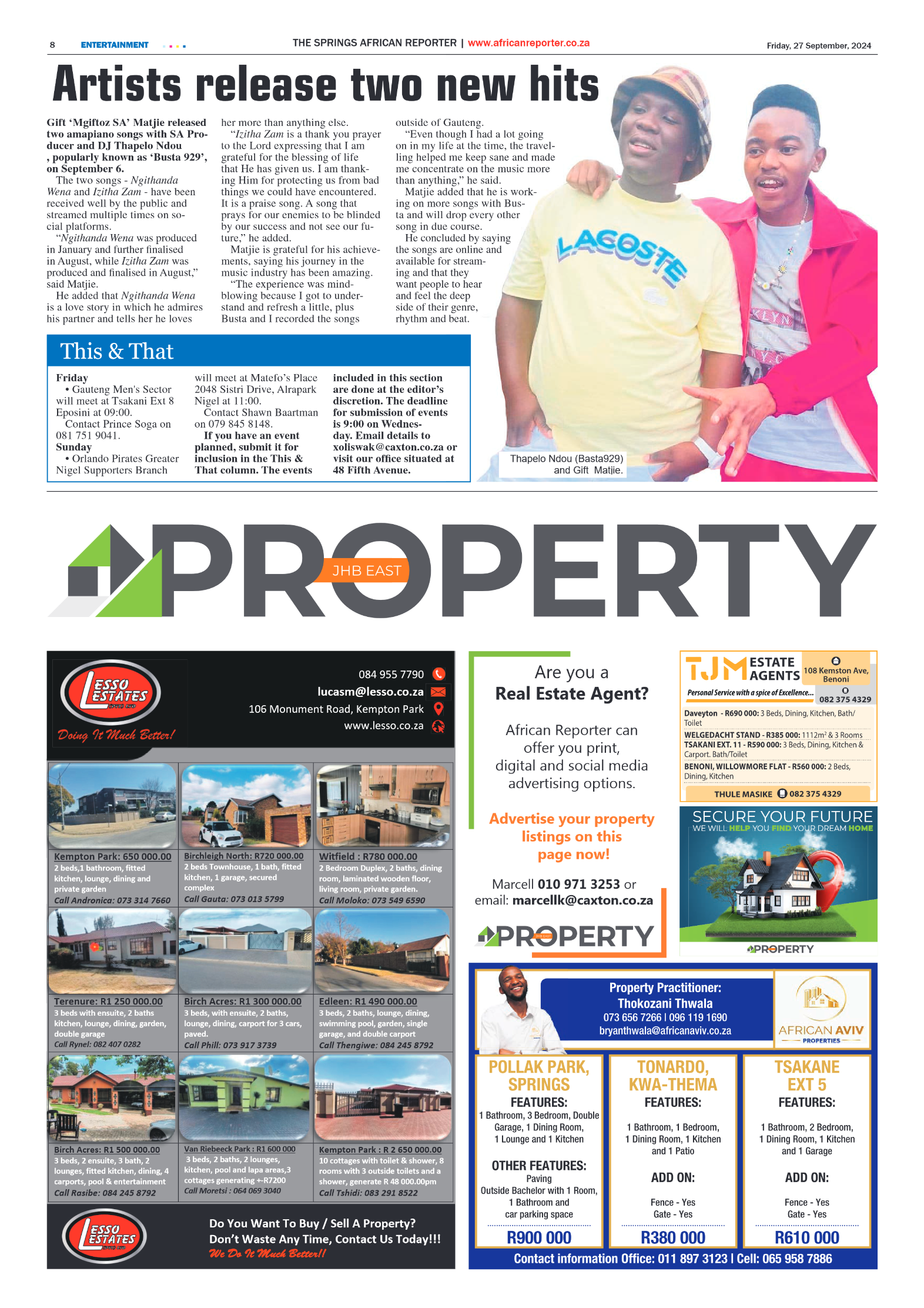 African Reporter 27 September 2024 page 8
