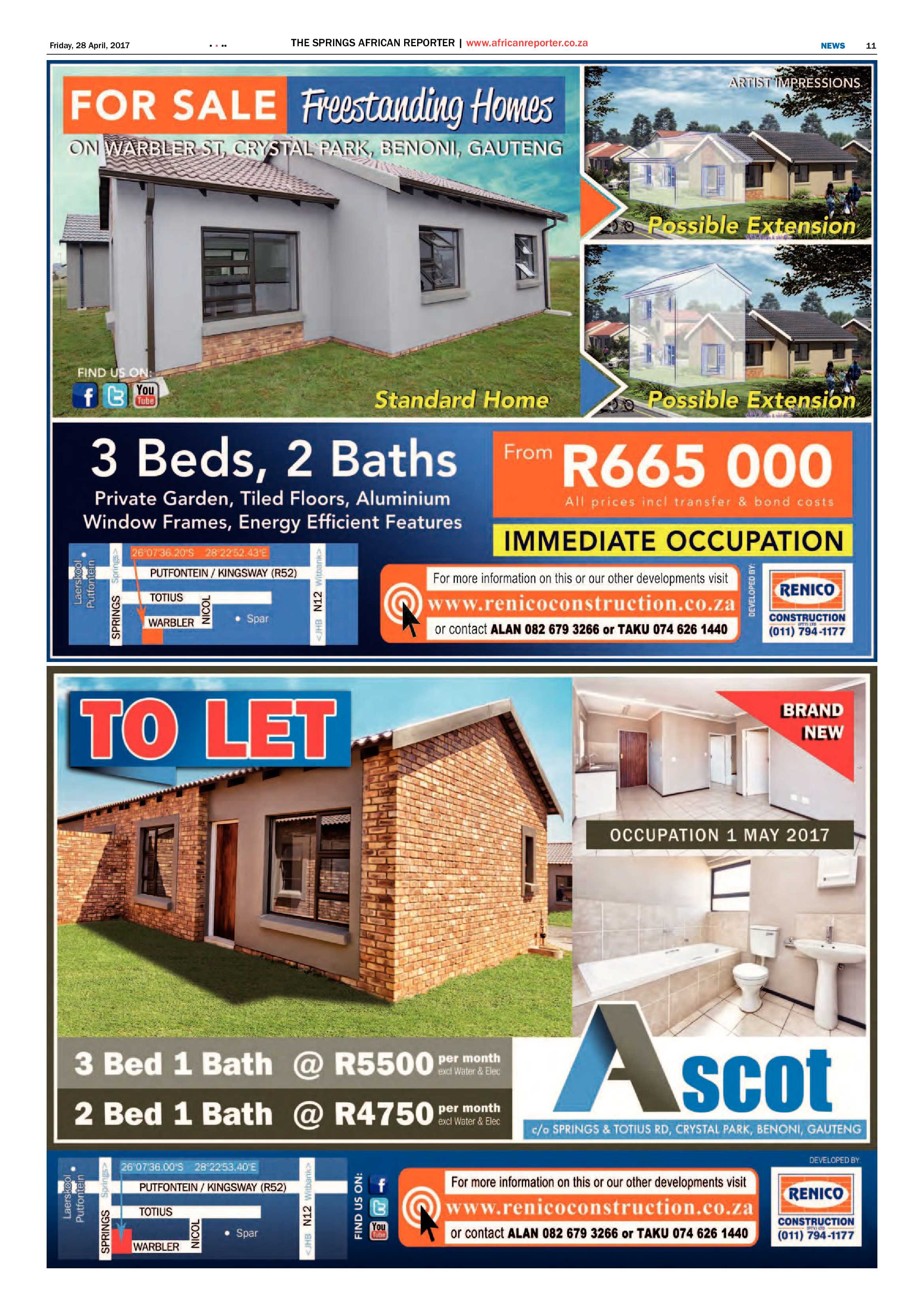 African Reporter 28 April 2017 page 11
