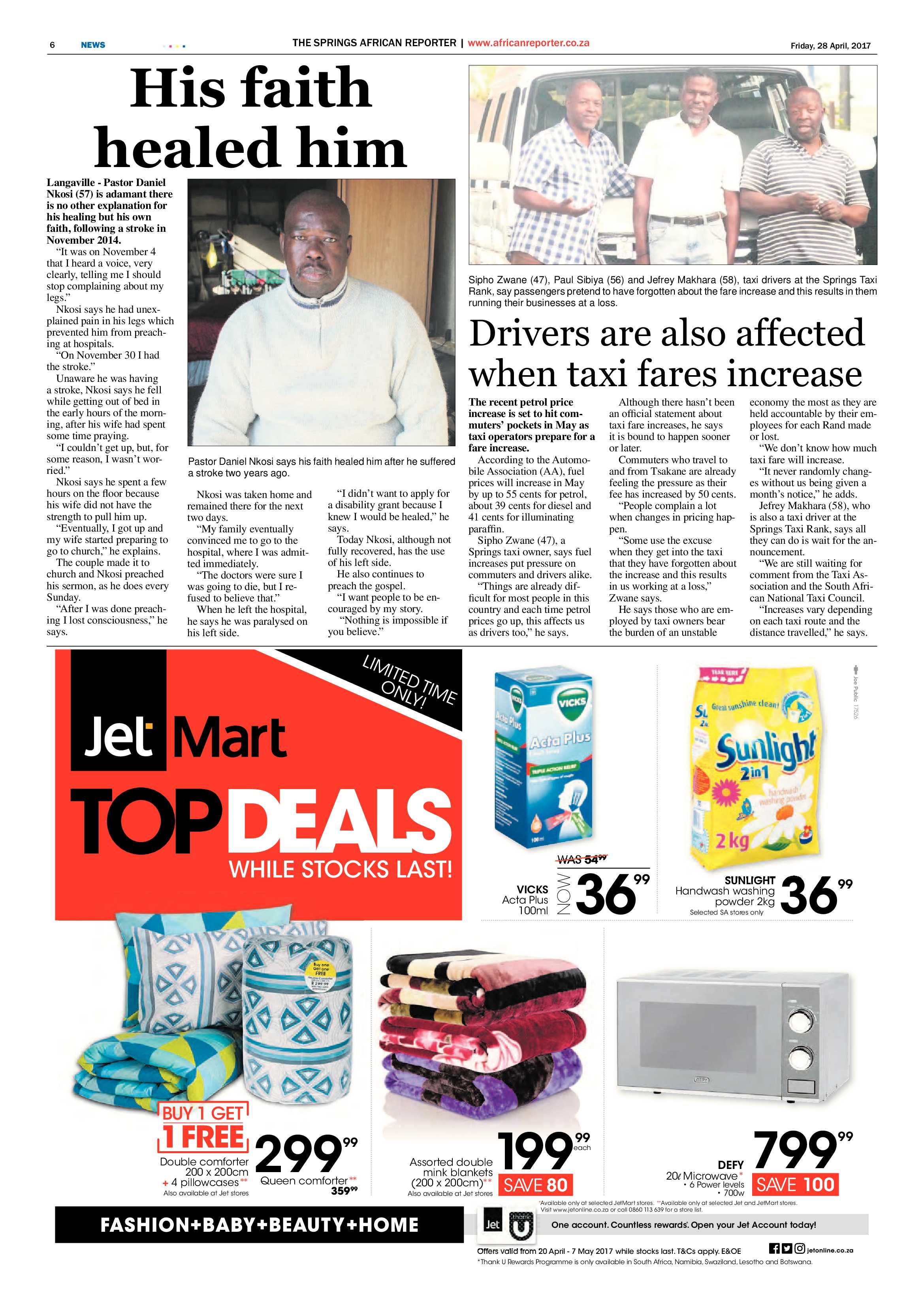African Reporter 28 April 2017 page 6