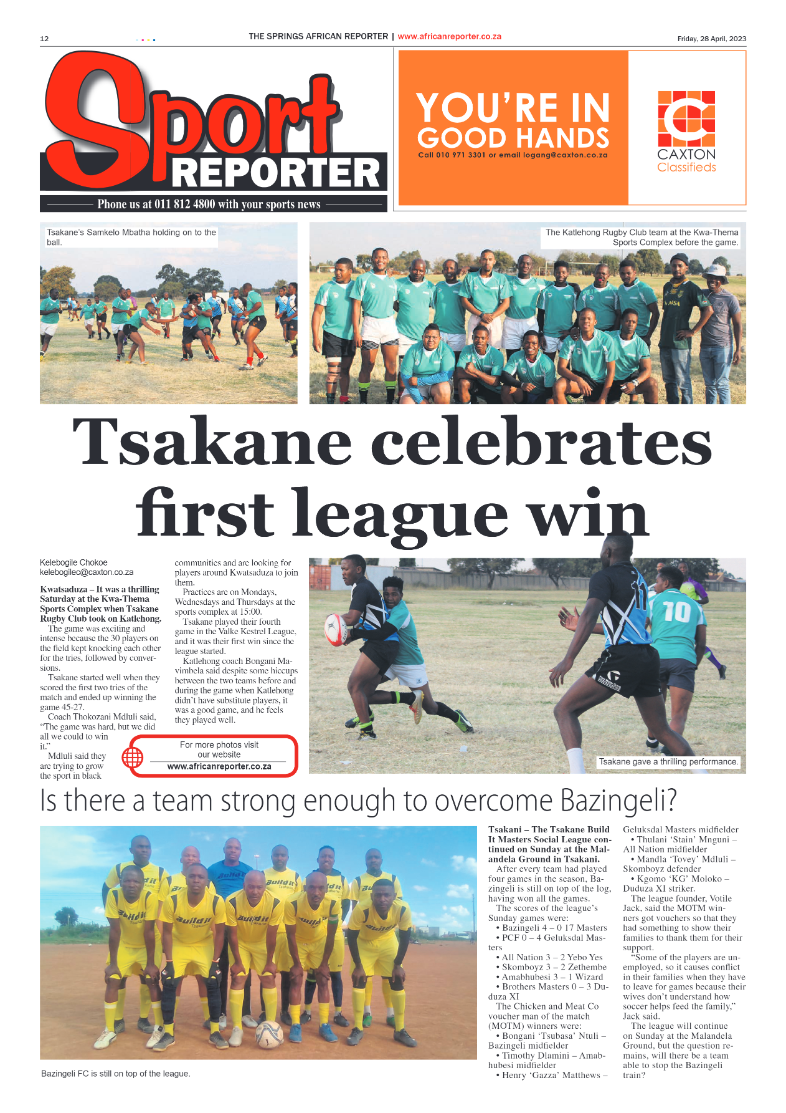 African Reporter 28 April 2023 page 12