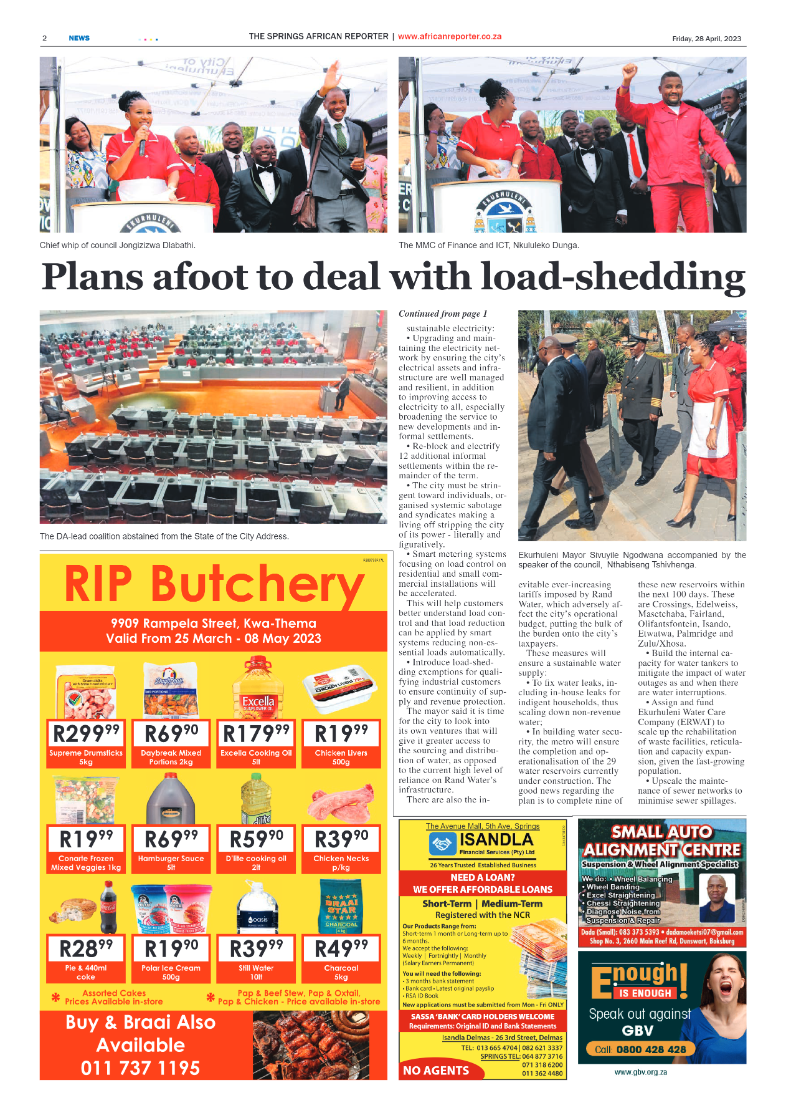 African Reporter 28 April 2023 page 2