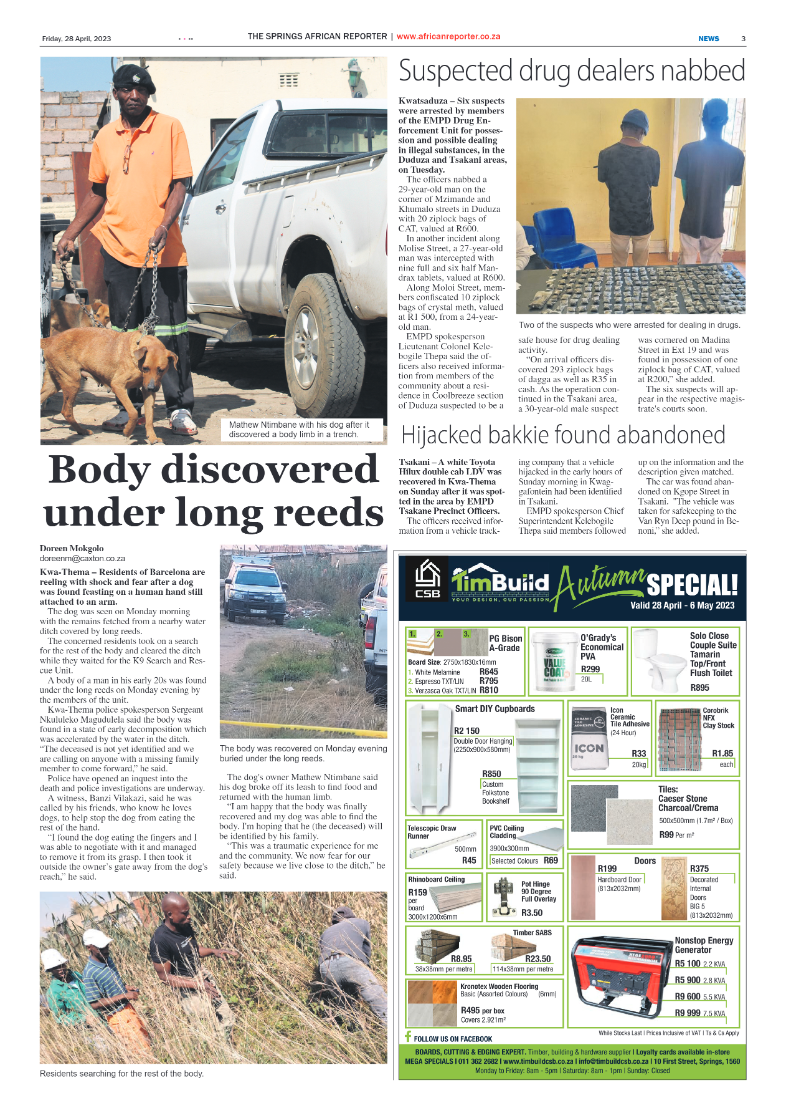 African Reporter 28 April 2023 page 3